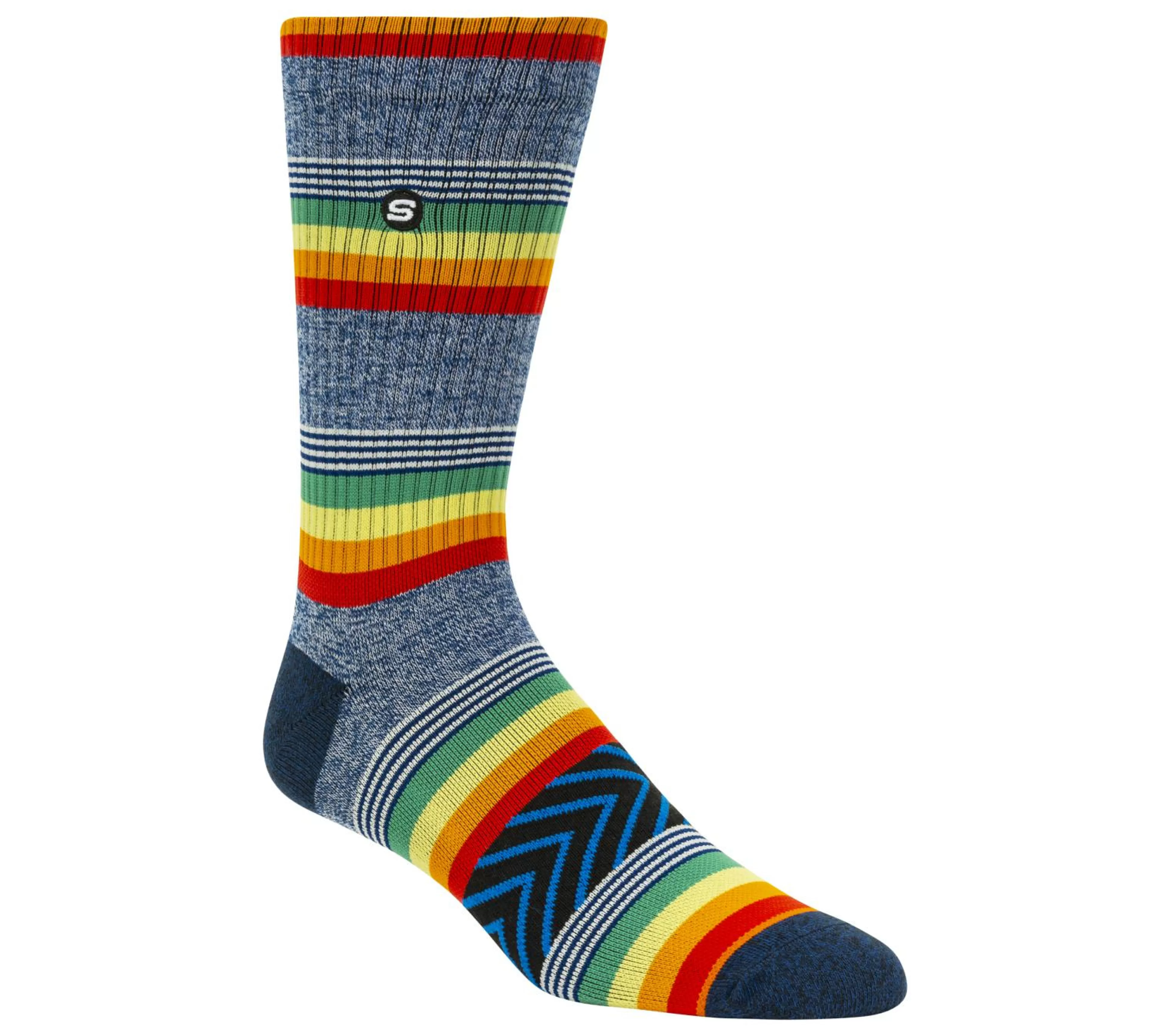 SKECHERS Sokken | Accessoires^1 Pack Retro Stripes Crew Sock MULTI