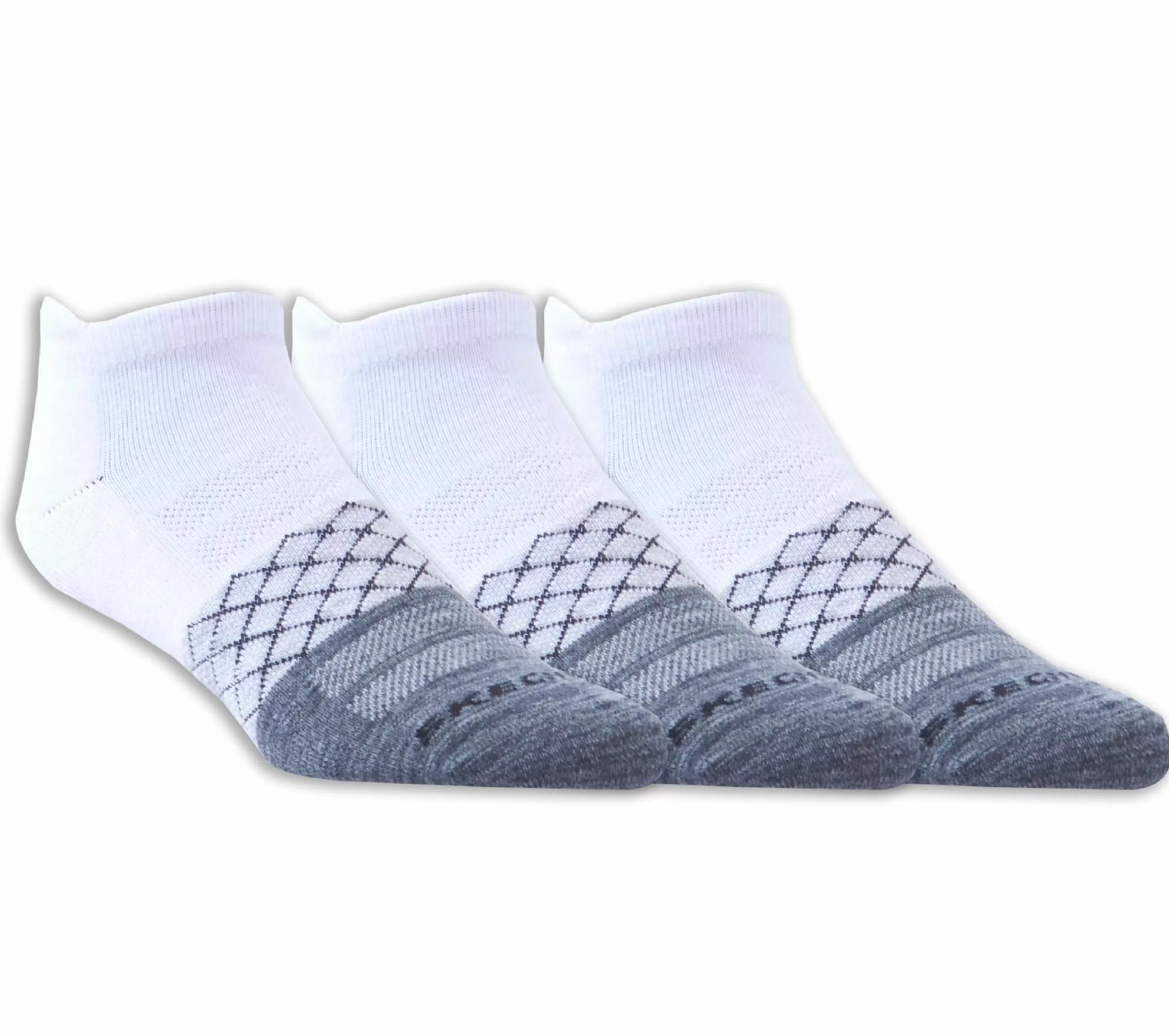 SKECHERS Sokken | Accessoires^3 Pack Diamond Arch Socks WIT / ZWART