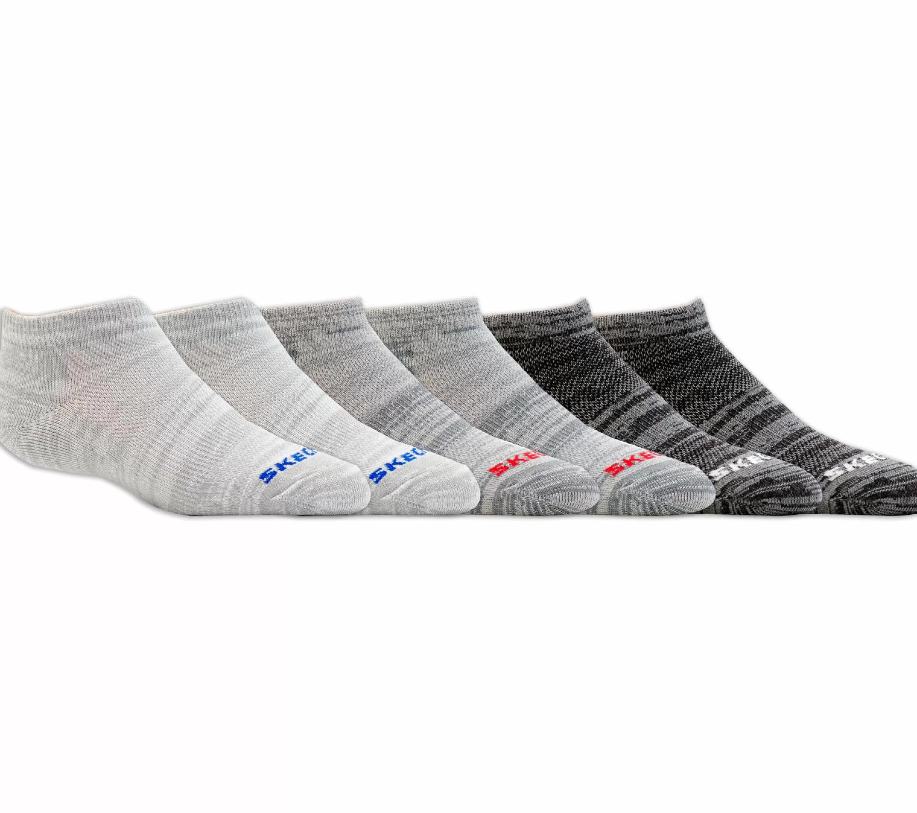 SKECHERS Sokken | Sokken^6 Pack Low Cut Non Terry Socks GRIJS