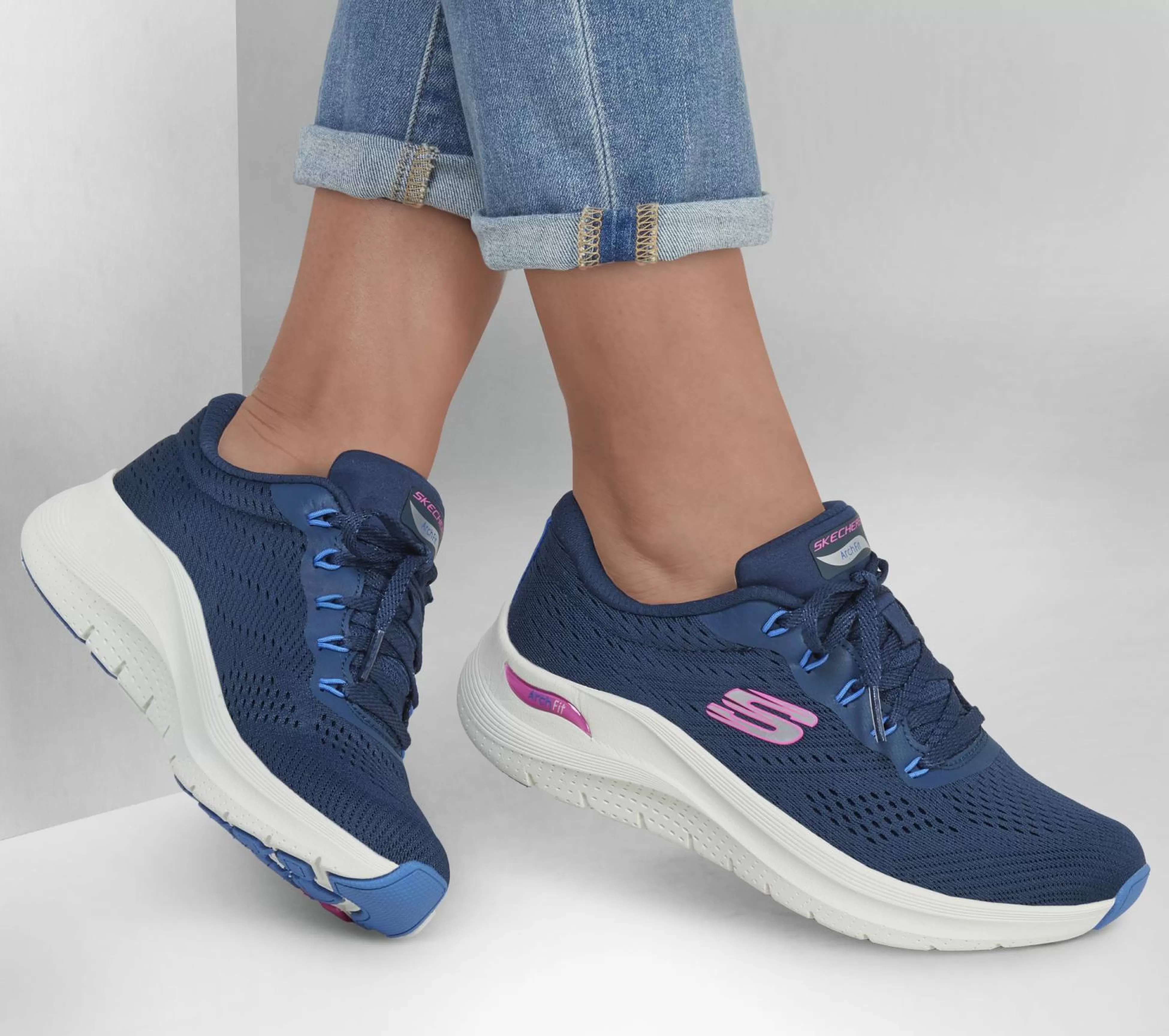 SKECHERS Veterschoenen | Sportieve Sneakers^Arch Fit 2.0 - Big League MARINE / MULTI