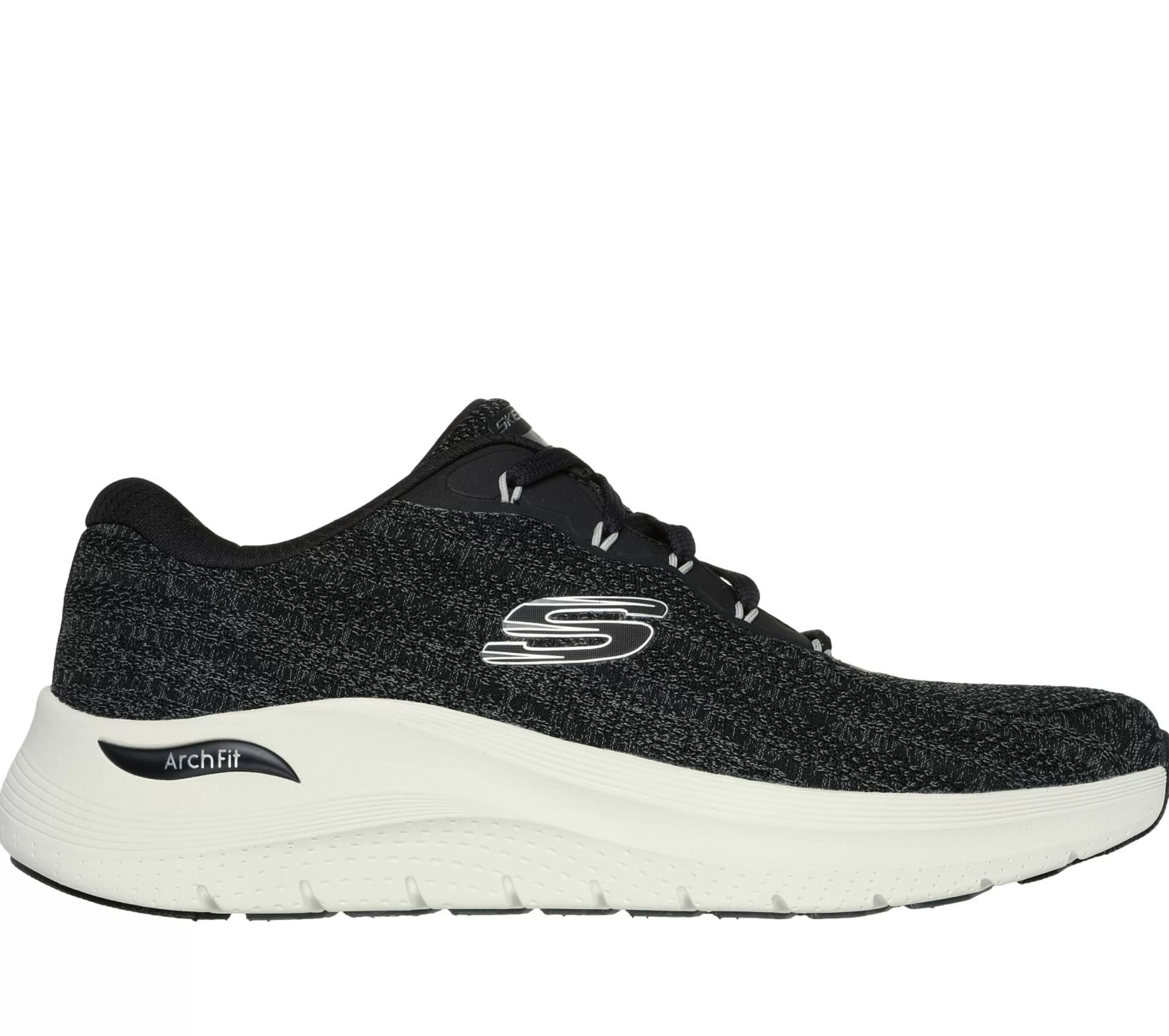 SKECHERS Veterschoenen | Sportieve Sneakers^Arch Fit 2.0 - Road Wave ZWART / WIT