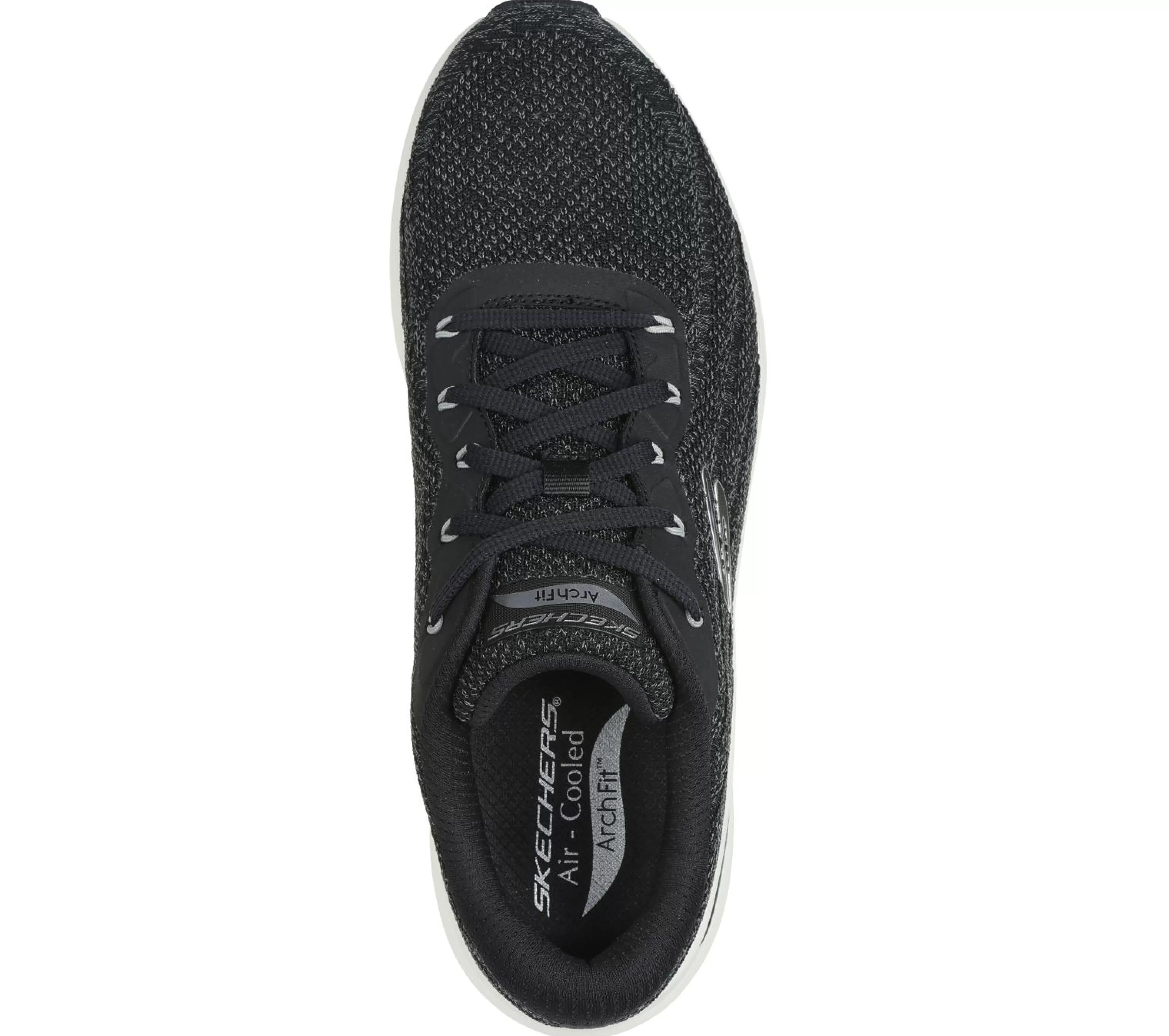 SKECHERS Veterschoenen | Sportieve Sneakers^Arch Fit 2.0 - Road Wave ZWART / WIT