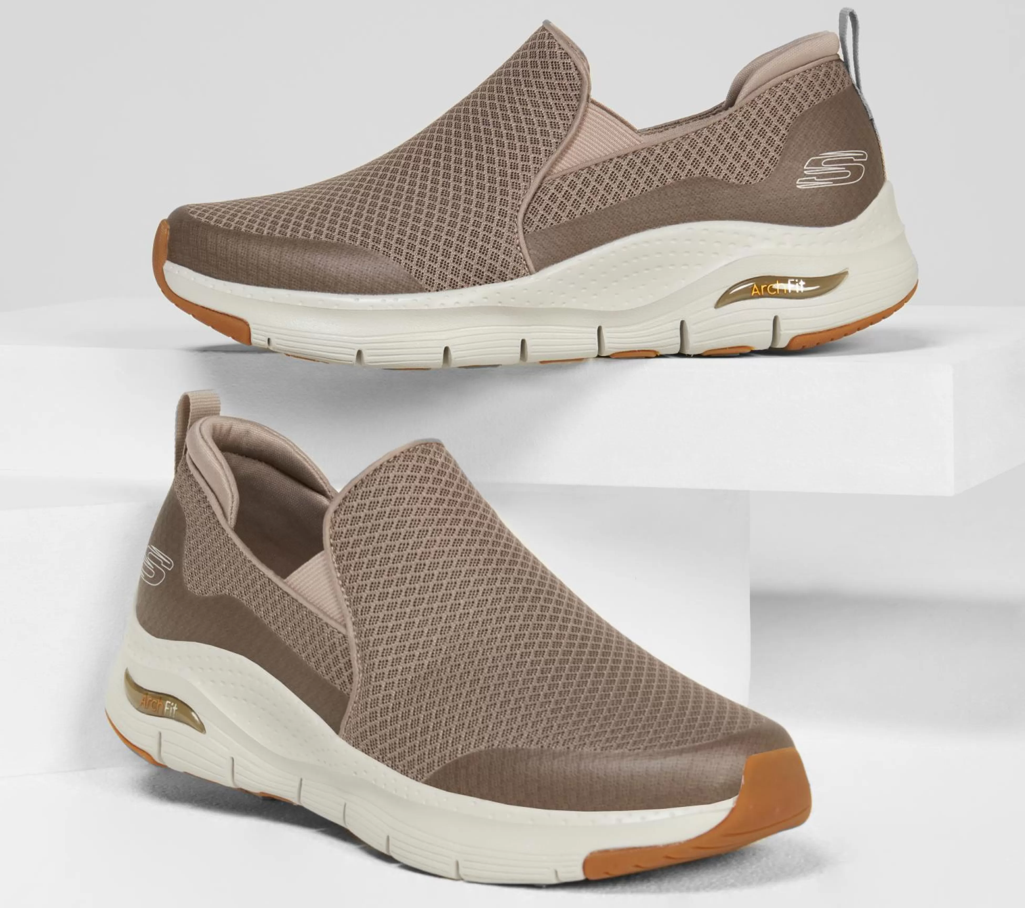 SKECHERS Instappers | Casual Sneakers^Arch Fit - Banlin TAUPE