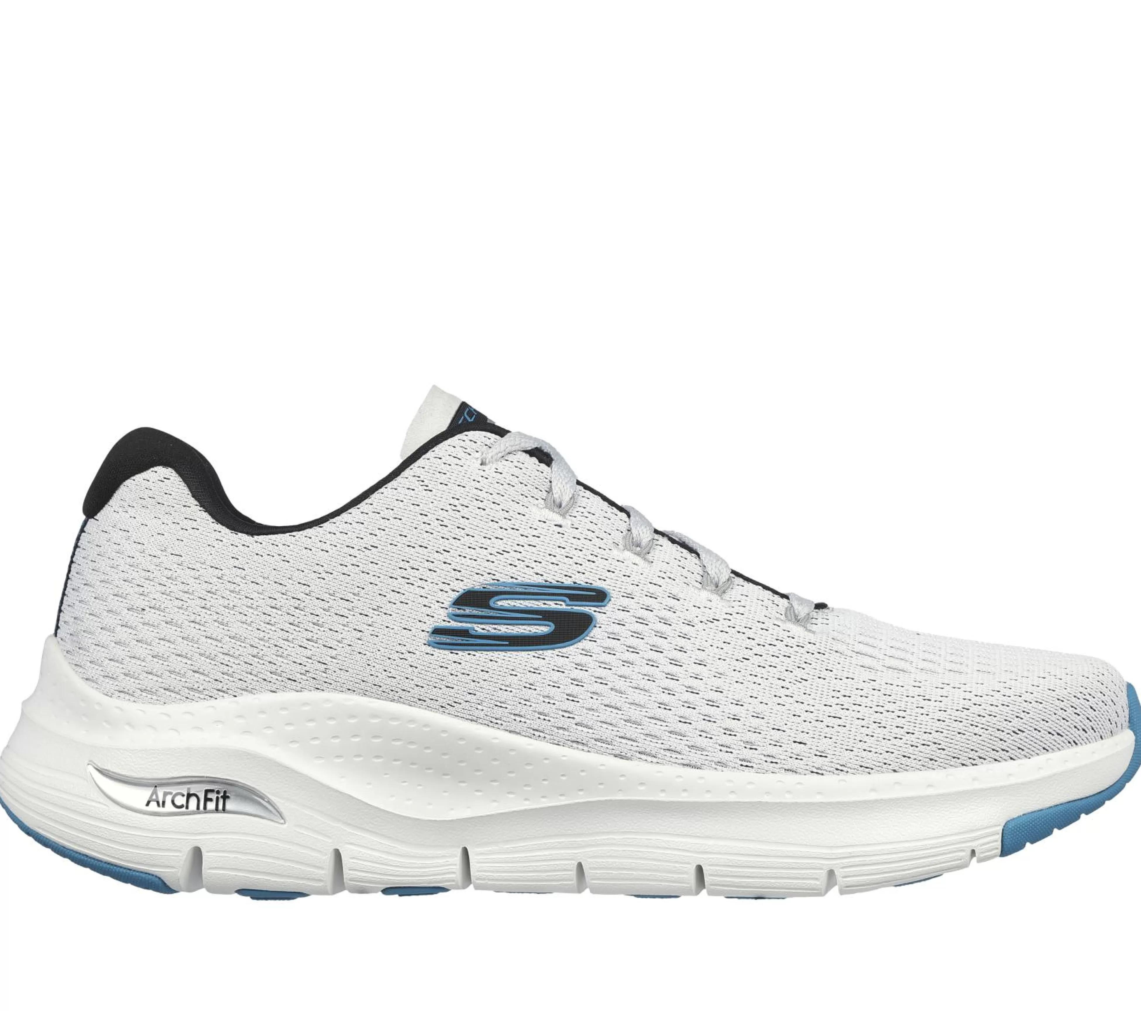 SKECHERS Veterschoenen | Casual Sneakers^Arch Fit - Takar WIT / BLAUW