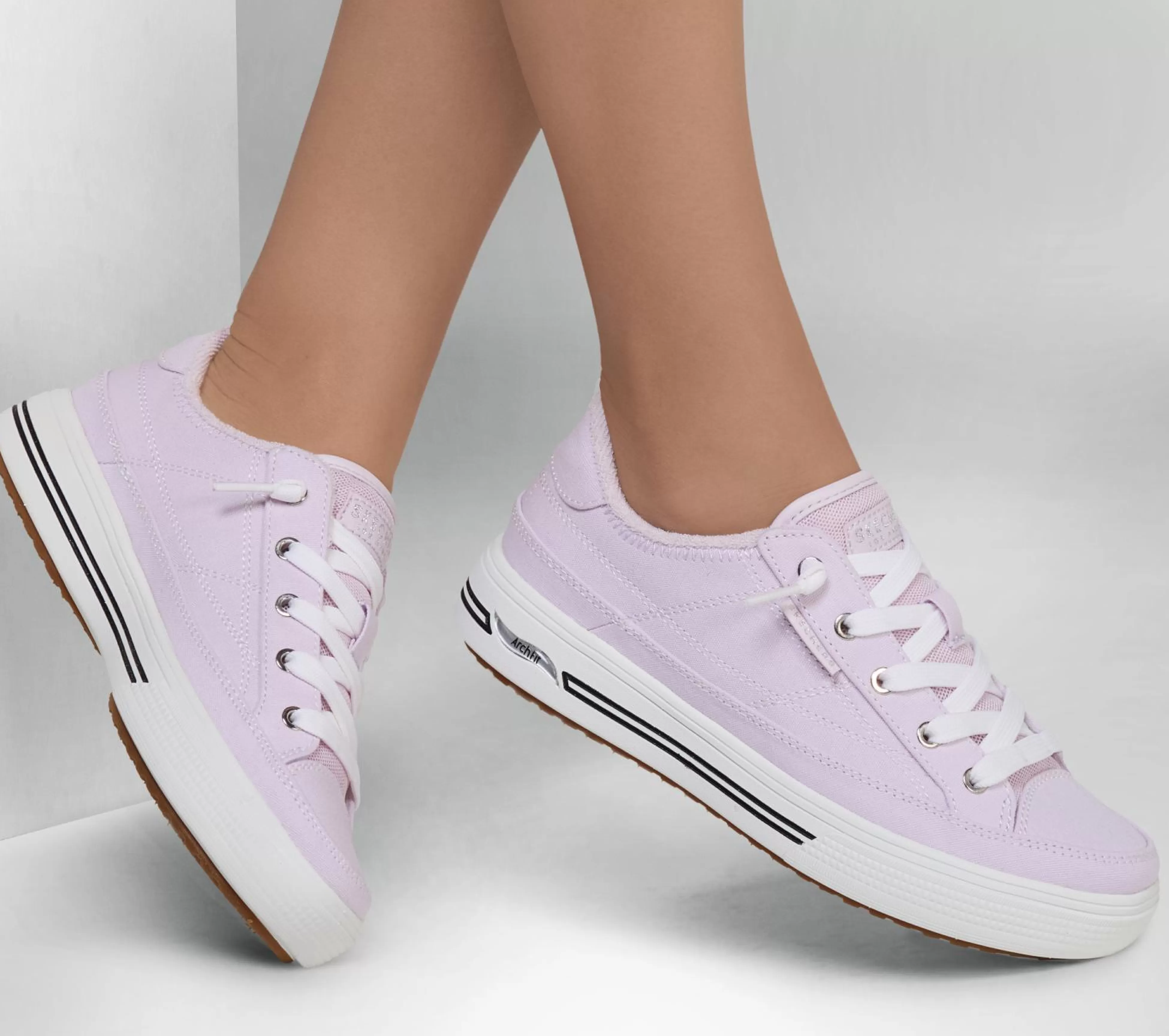 SKECHERS Canvas Schoenen | Instappers^Arch Fit Arcade - Arcata LILA