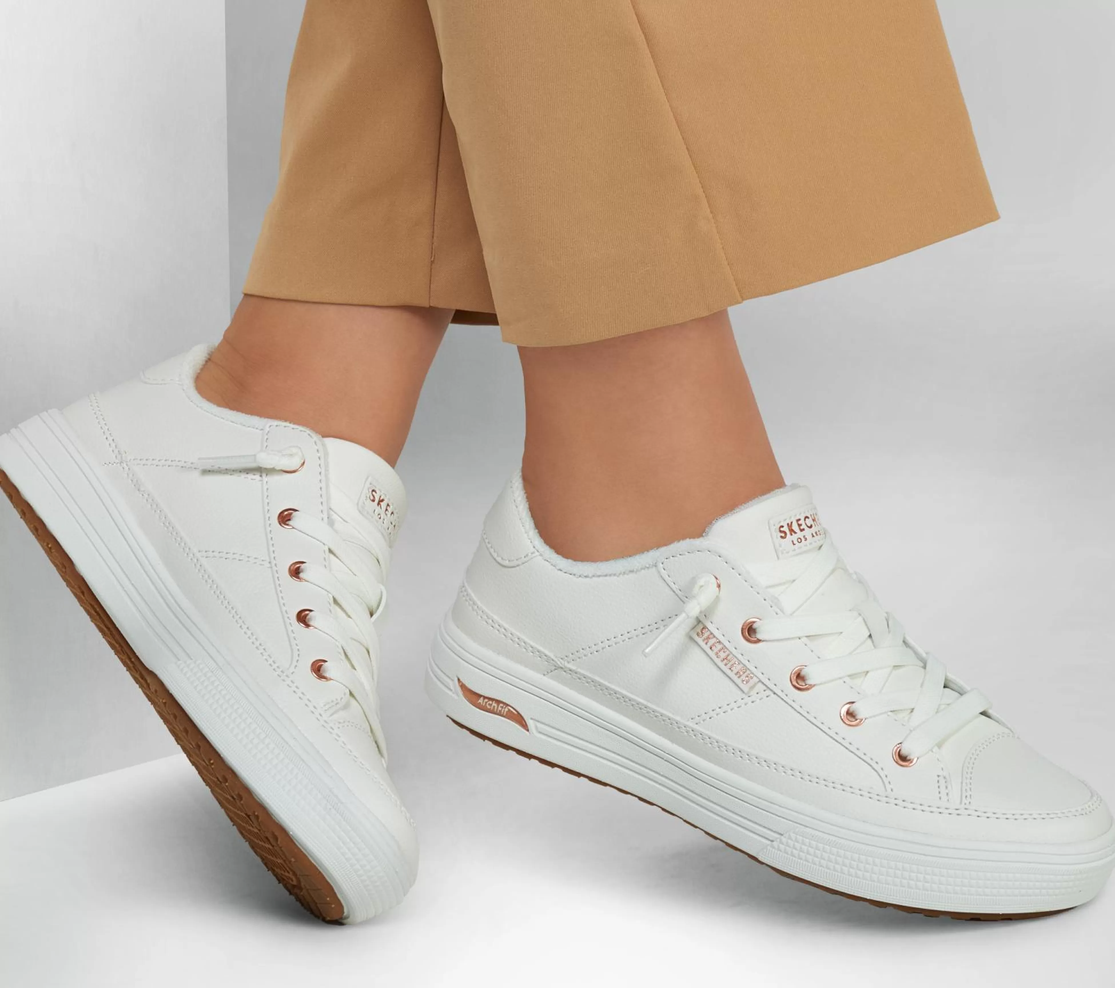 SKECHERS Instappers | Casual Sneakers^Arch Fit Arcade - On My Way WIT