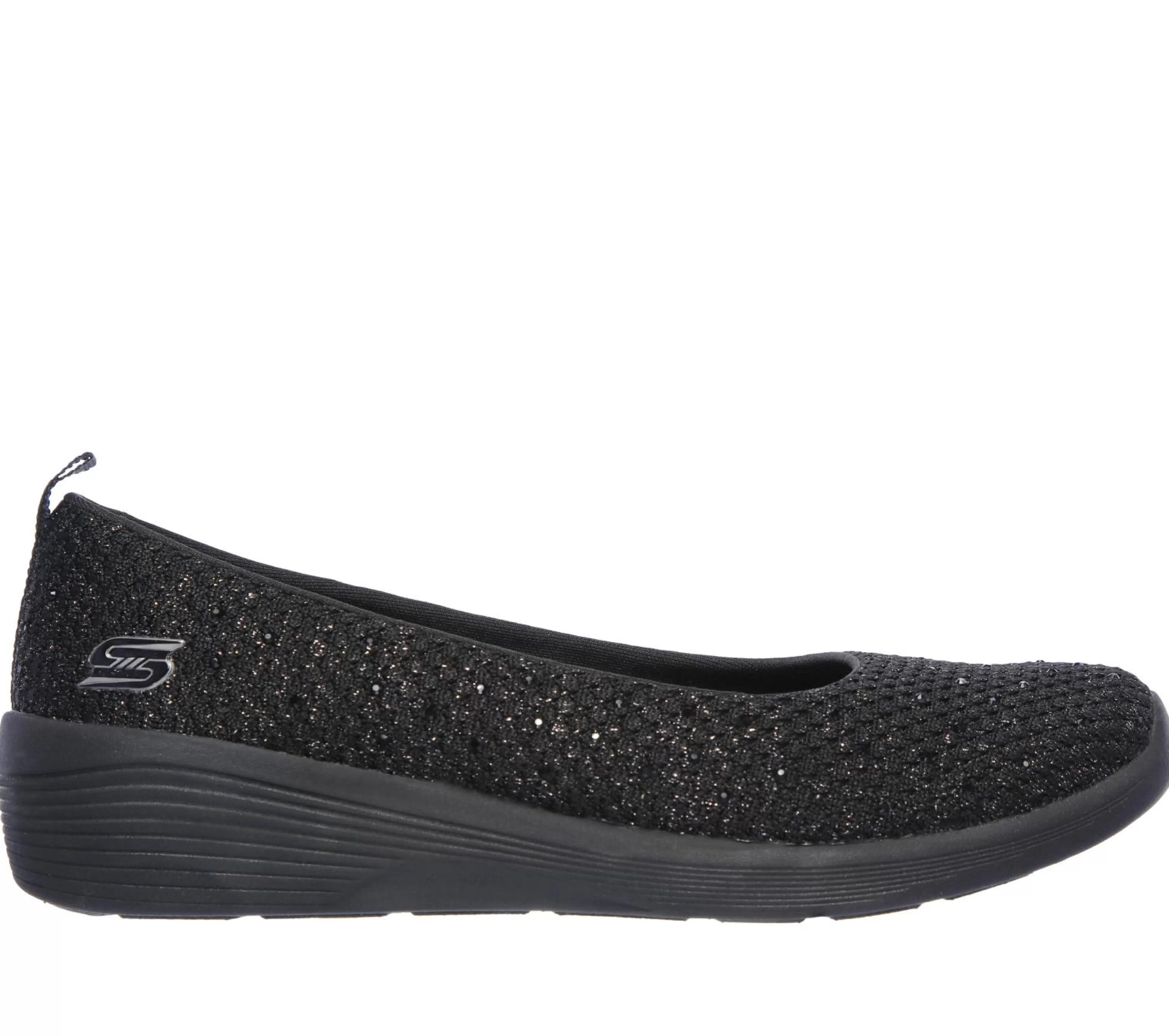 SKECHERS Ballerina'S | Sleehakken^Arya - Sweet Glitz ZWART