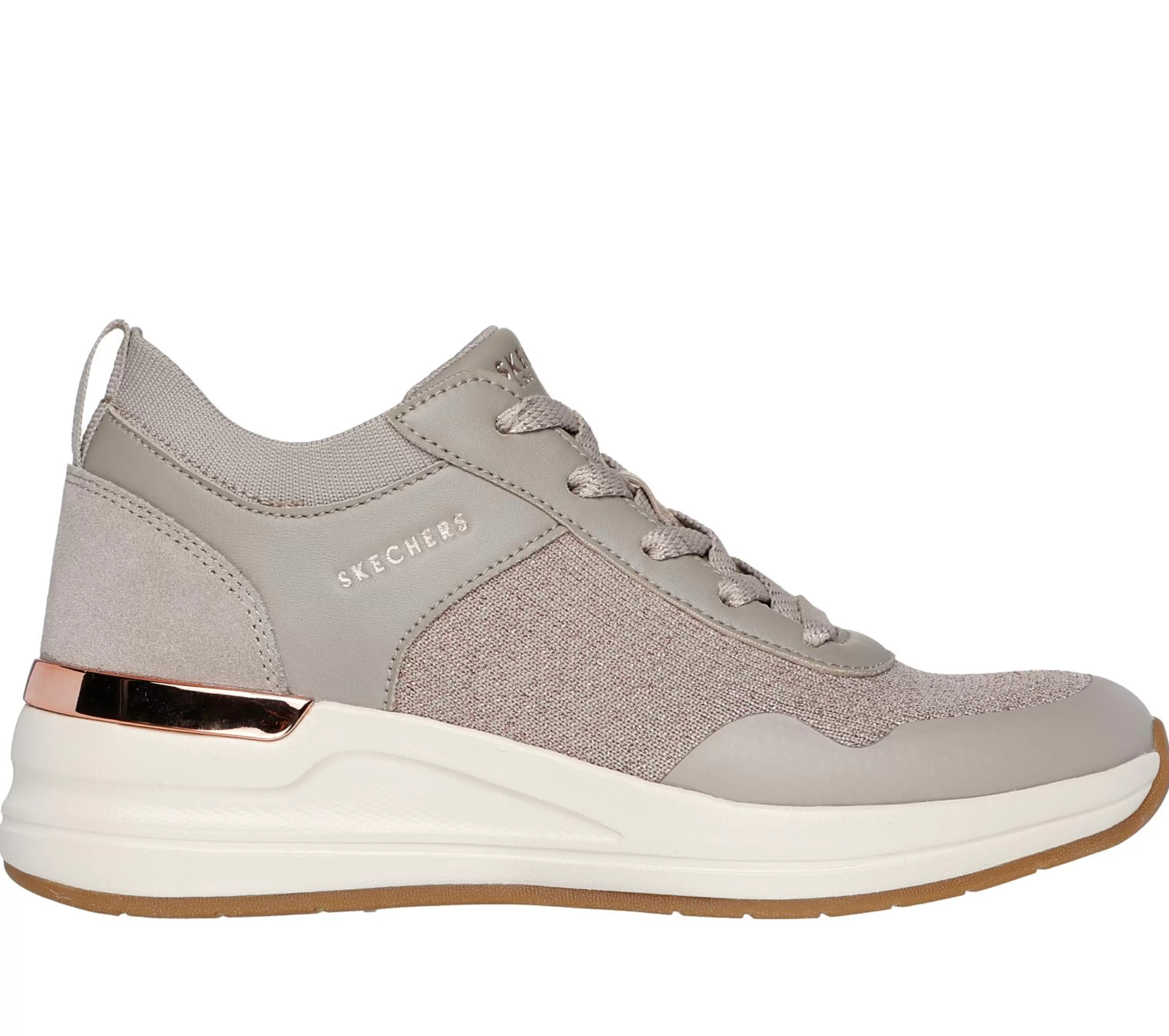 SKECHERS Sleehakken | Veterschoenen^Billion 2 - Winning Streak TAUPE