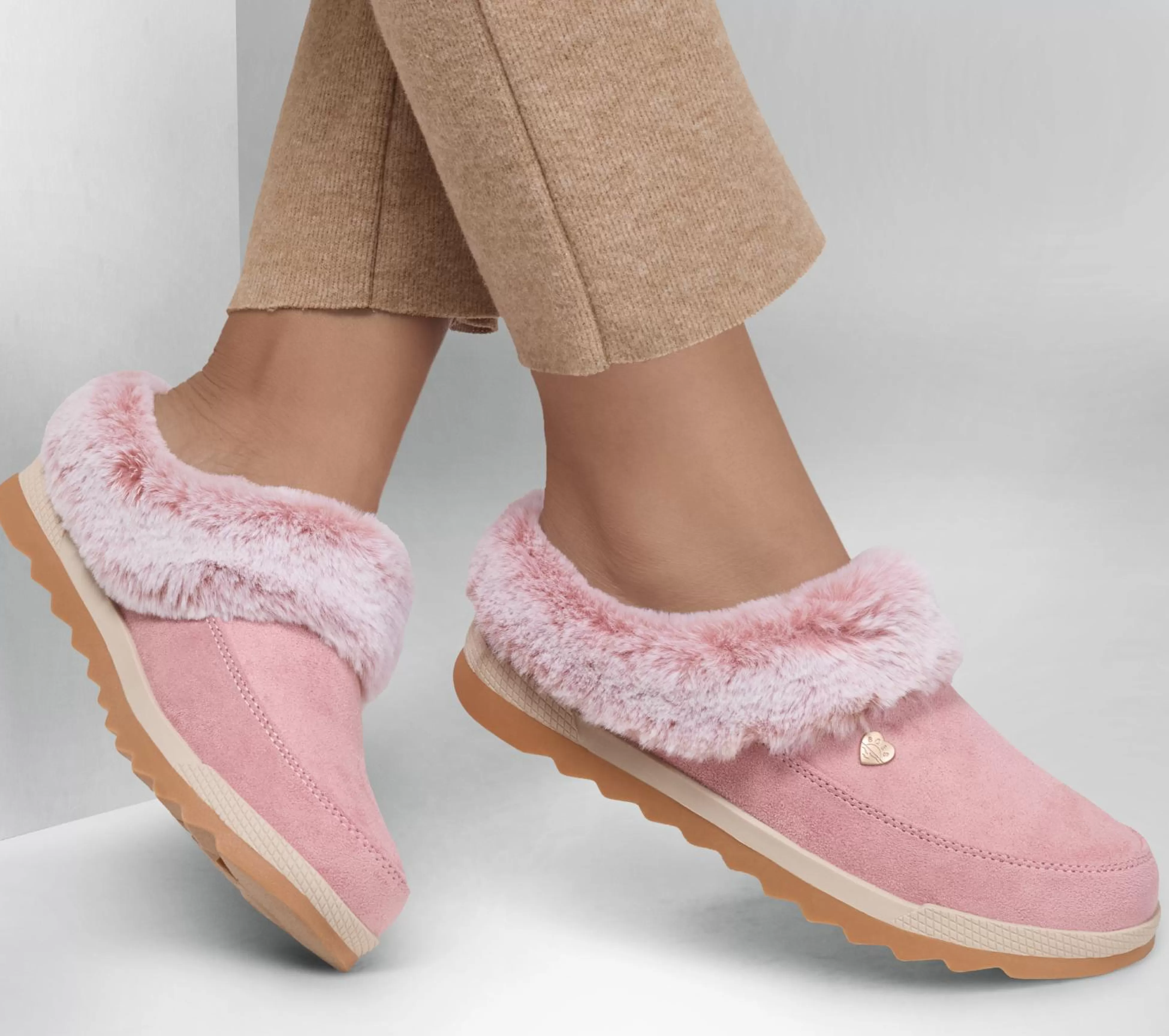 SKECHERS Pantoffels^BOBS Cozy Chill ROOS