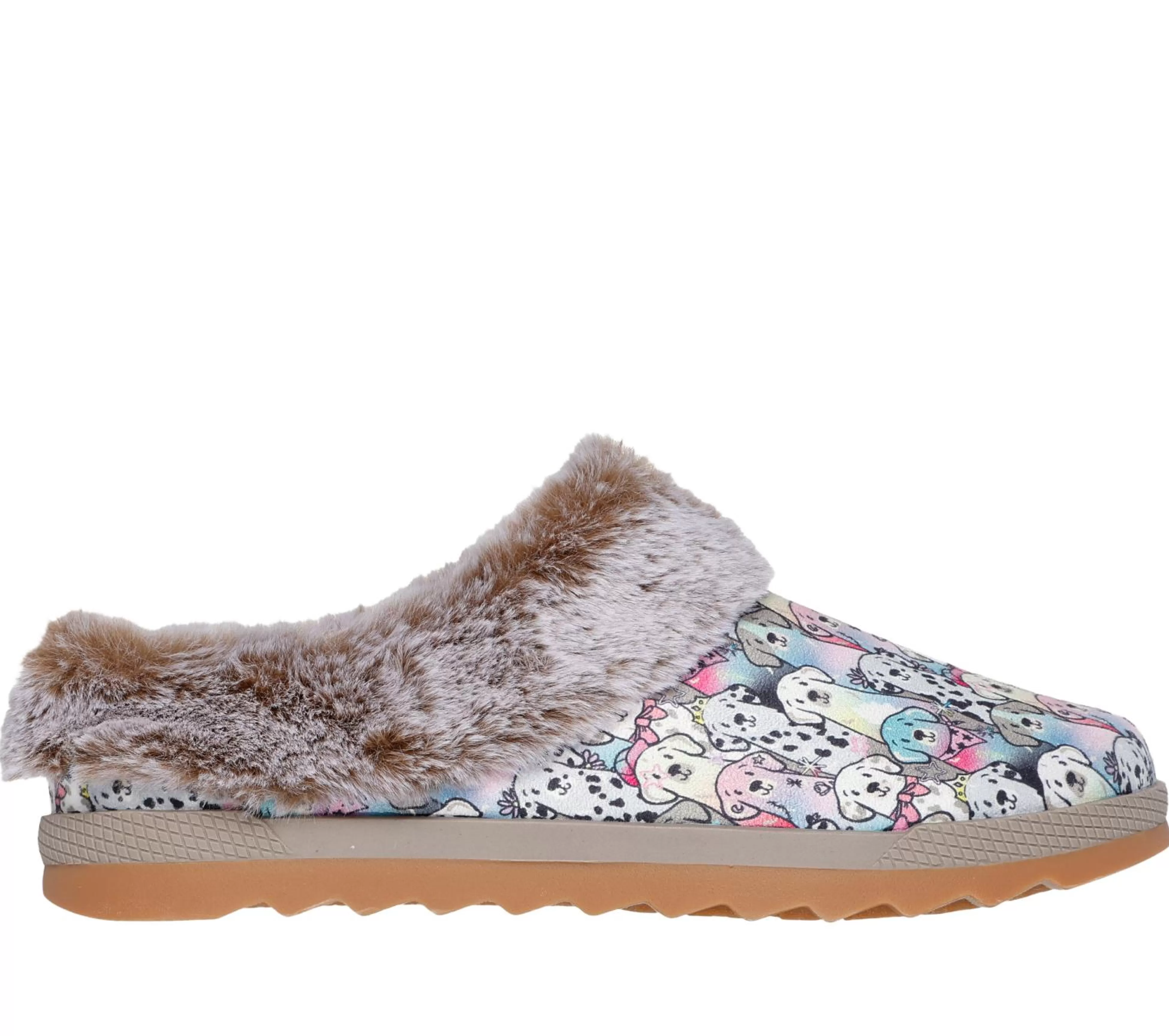 SKECHERS Pantoffels^BOBS Cozy Chill - Cozy Spot TAUPE / MULTI