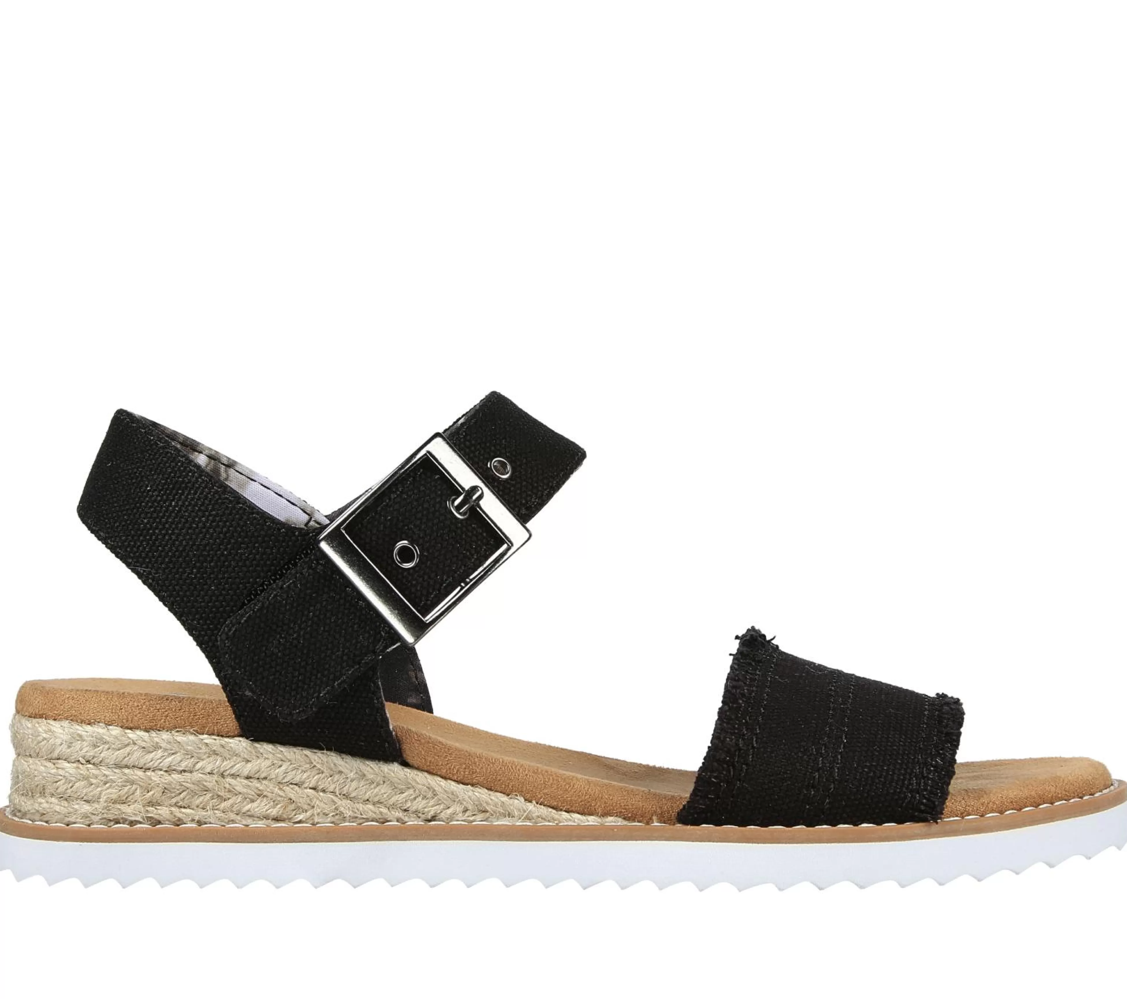 SKECHERS Sandalen | Canvas Schoenen^BOBS Desert Kiss - Adobe Princess ZWART