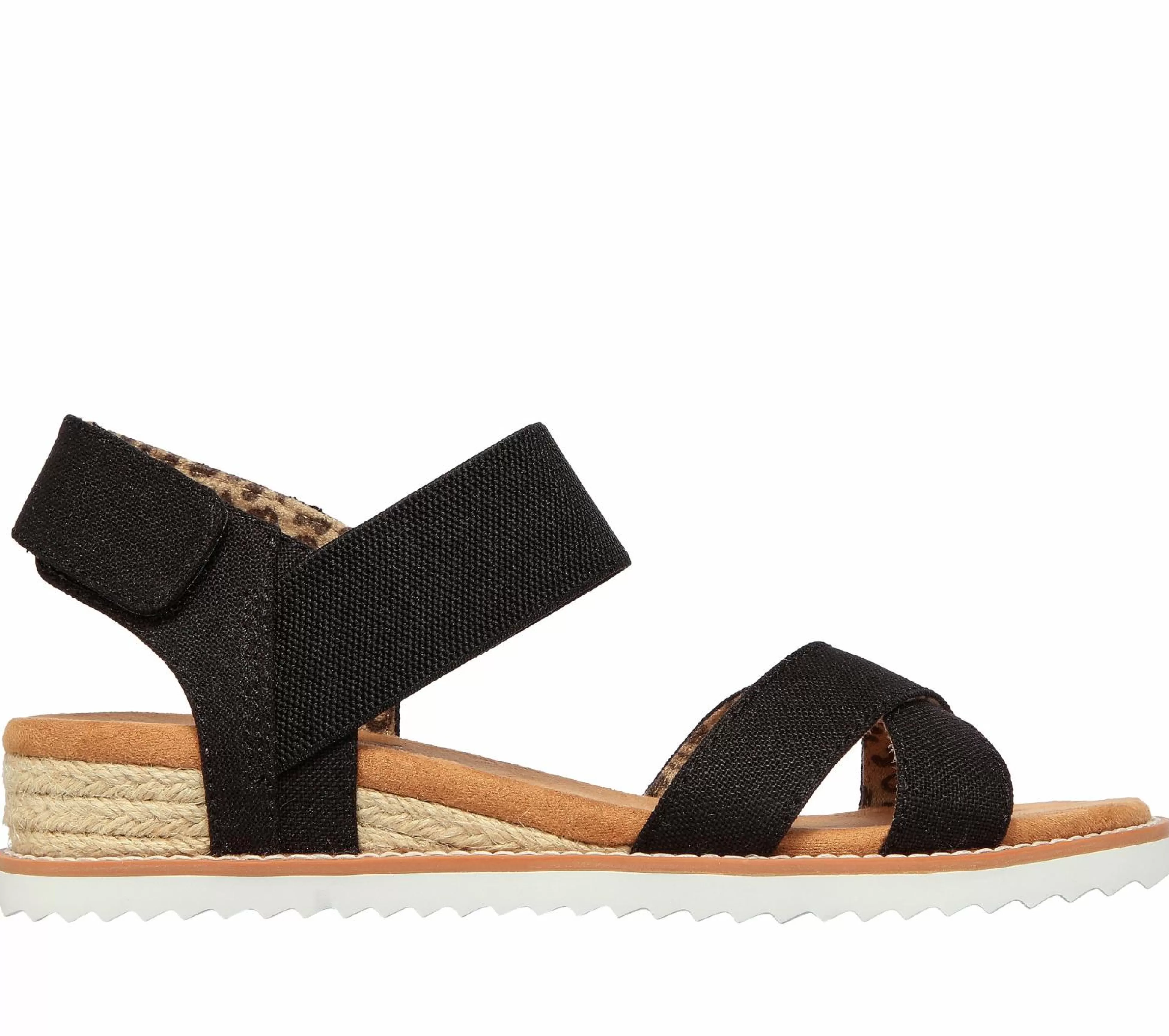 SKECHERS Sandalen^BOBS Desert Kiss - Secret Picnic ZWART