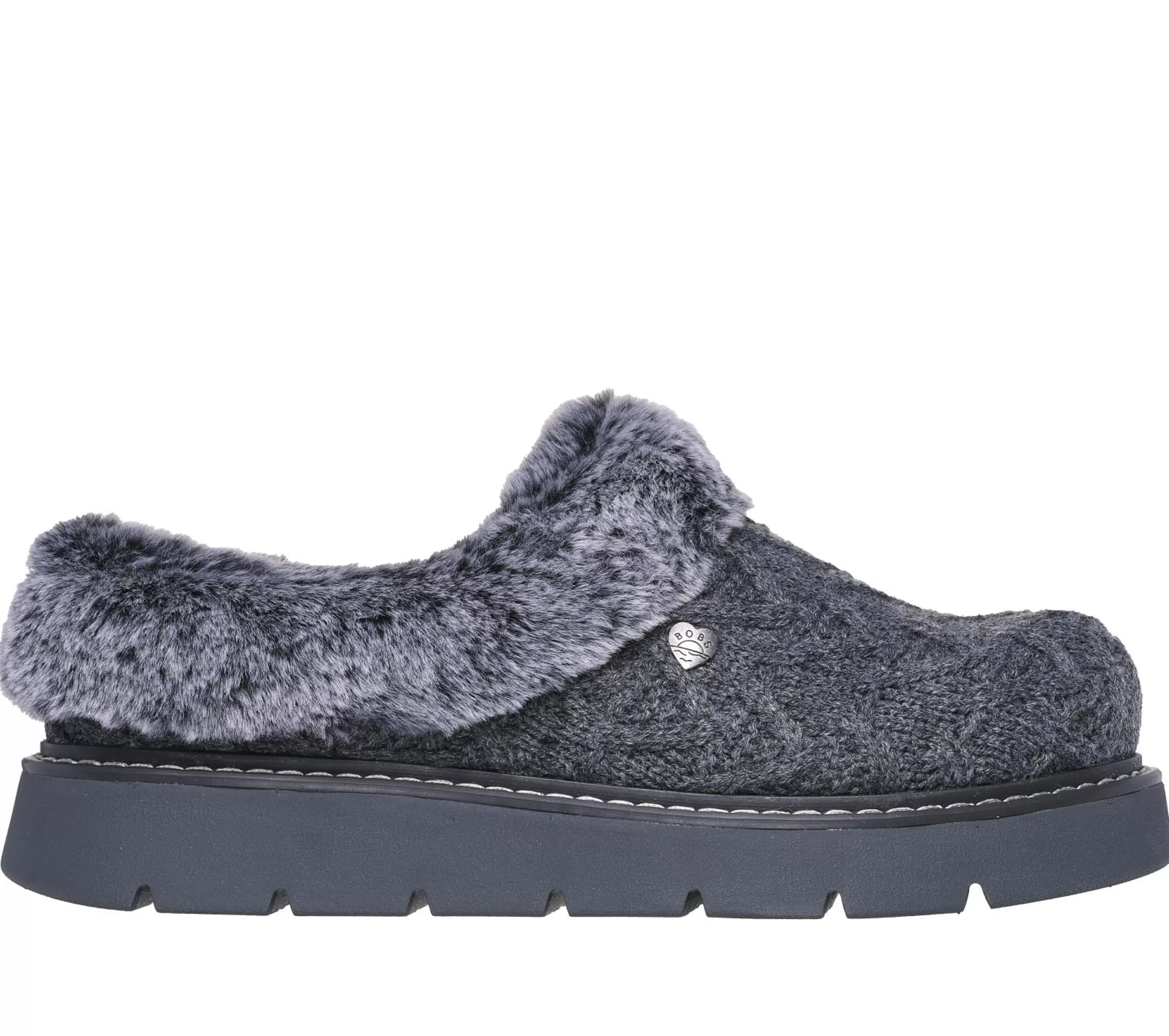 SKECHERS Pantoffels^BOBS Keepsakes Lite - Warm Regards GRIJS