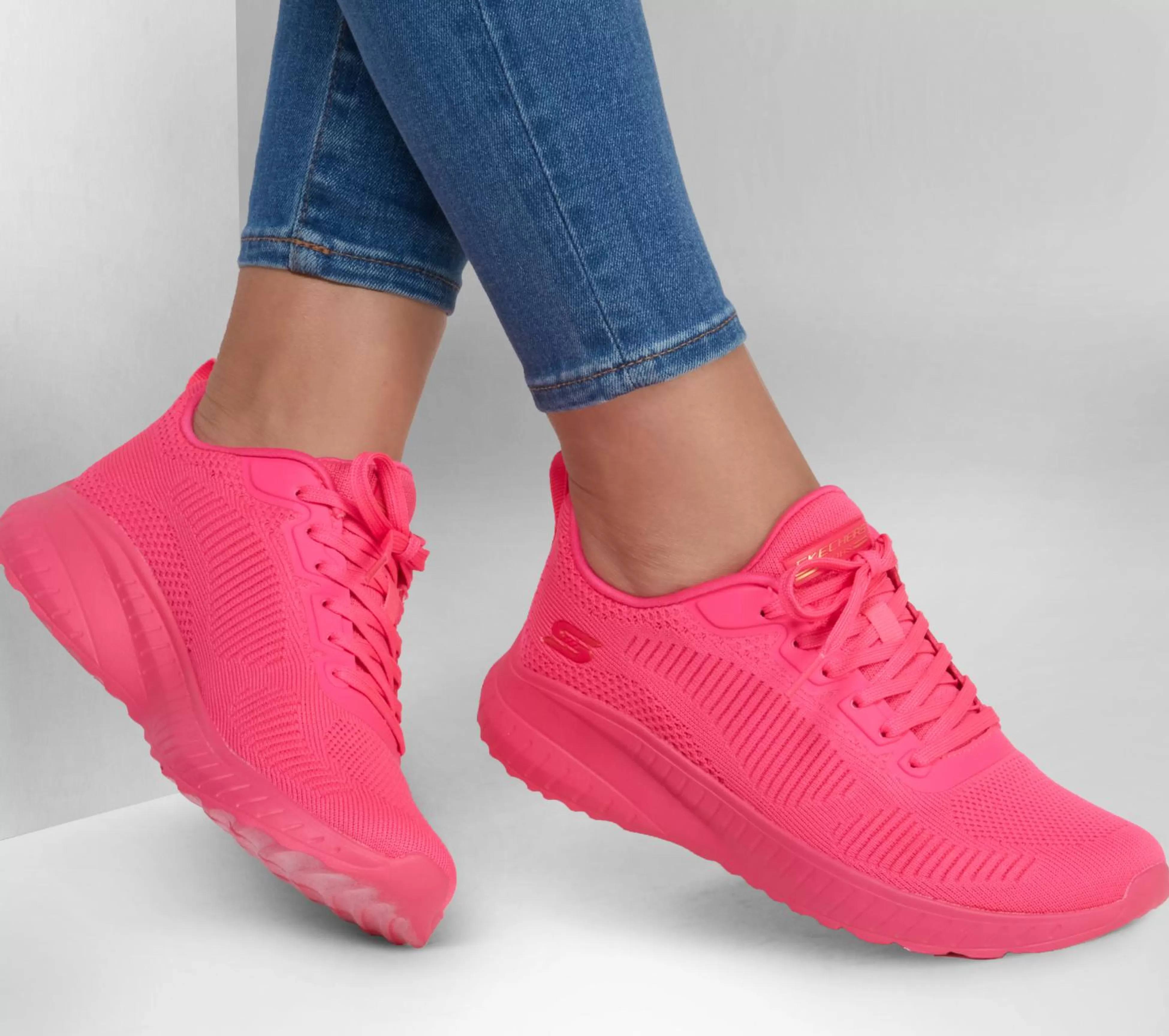 SKECHERS Veterschoenen | Sportieve Sneakers^Bobs Sport Squad Chaos - Cool Rythms NEON ROZE