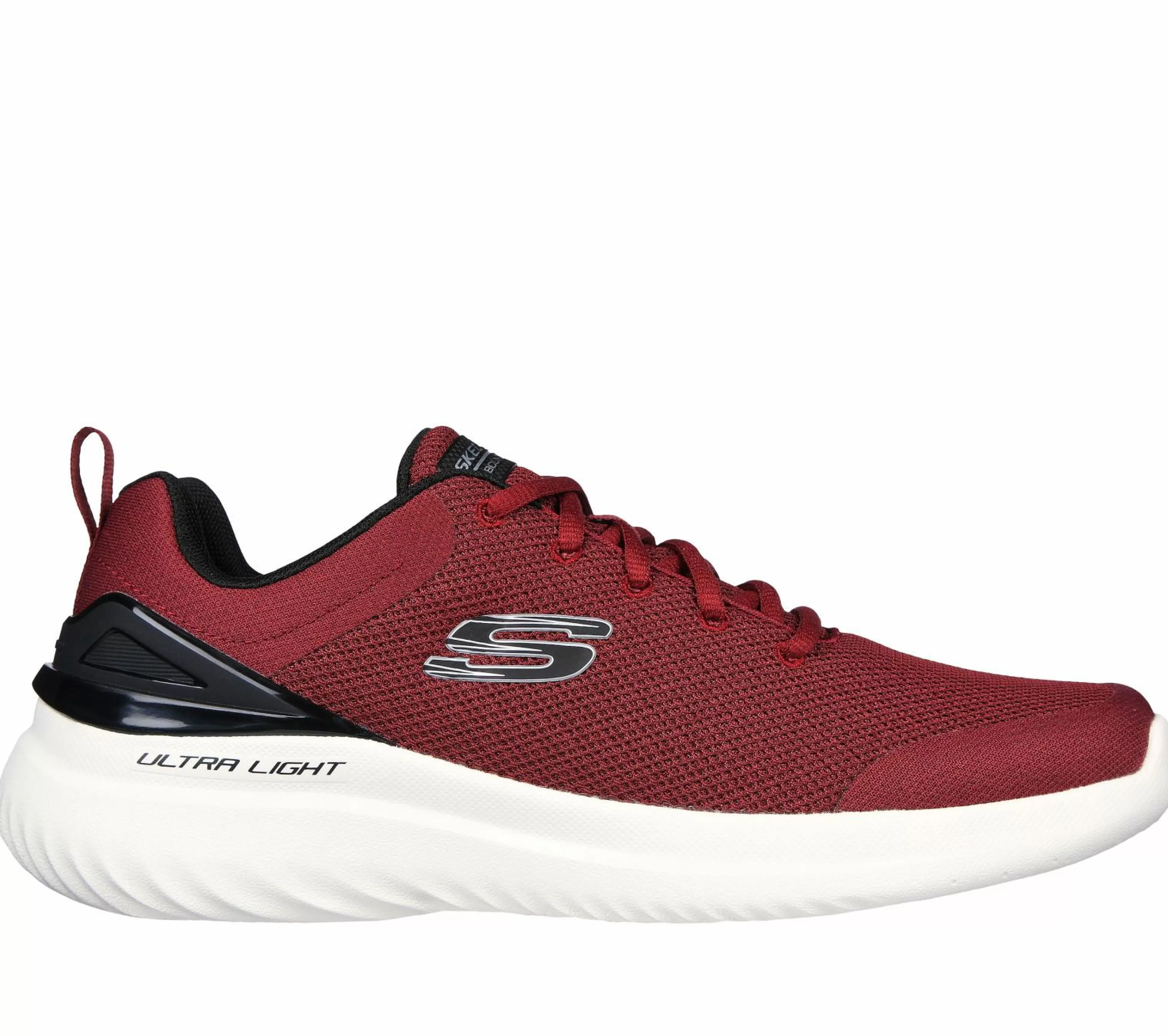 SKECHERS Veterschoenen | Sportieve Sneakers^Bounder 2.0 - Nasher BOURGONDIë / ZWART