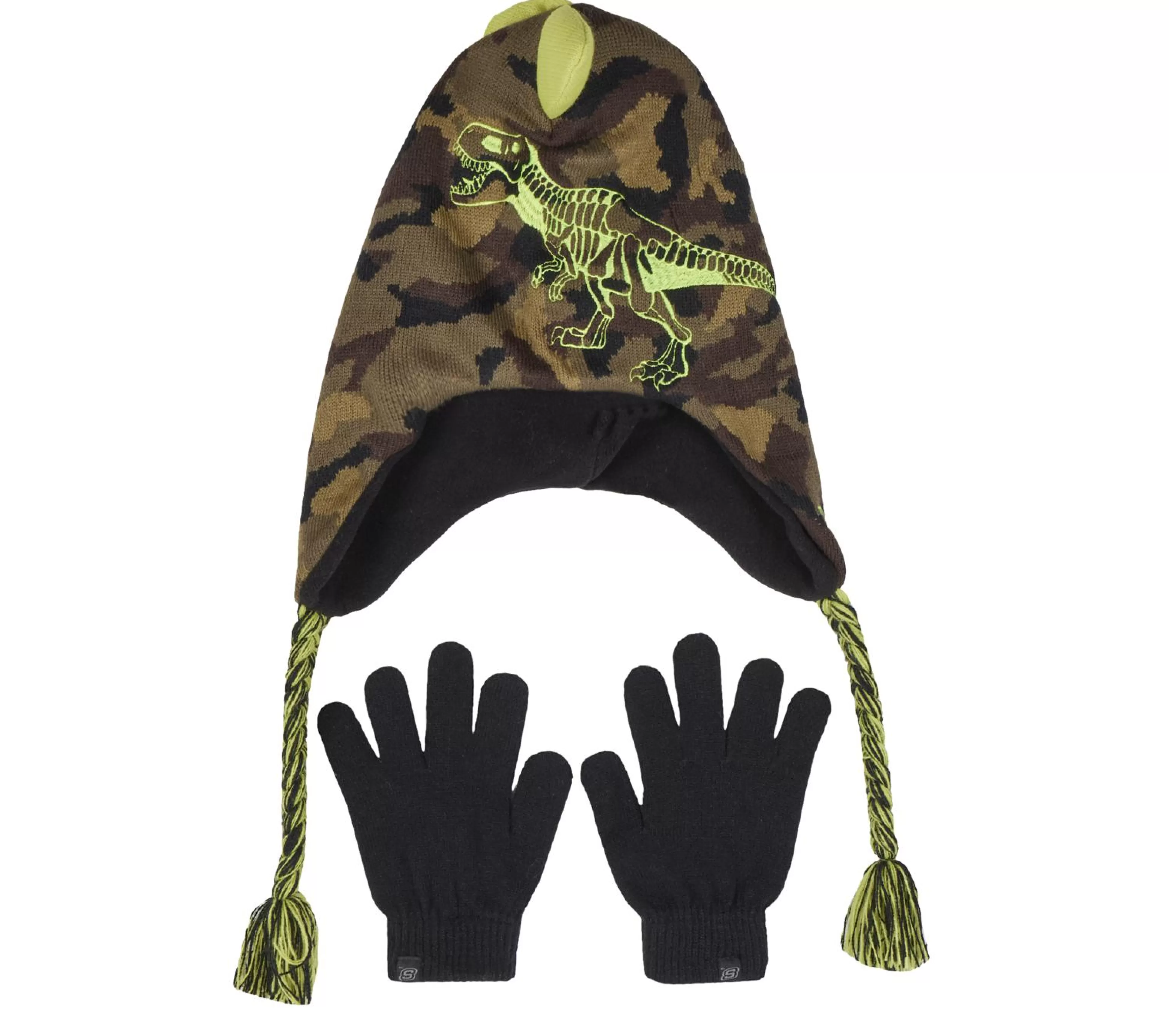 SKECHERS Winter Accessoires | Petten^ T-rex Hat And Glove Set CAMOUFLAGE