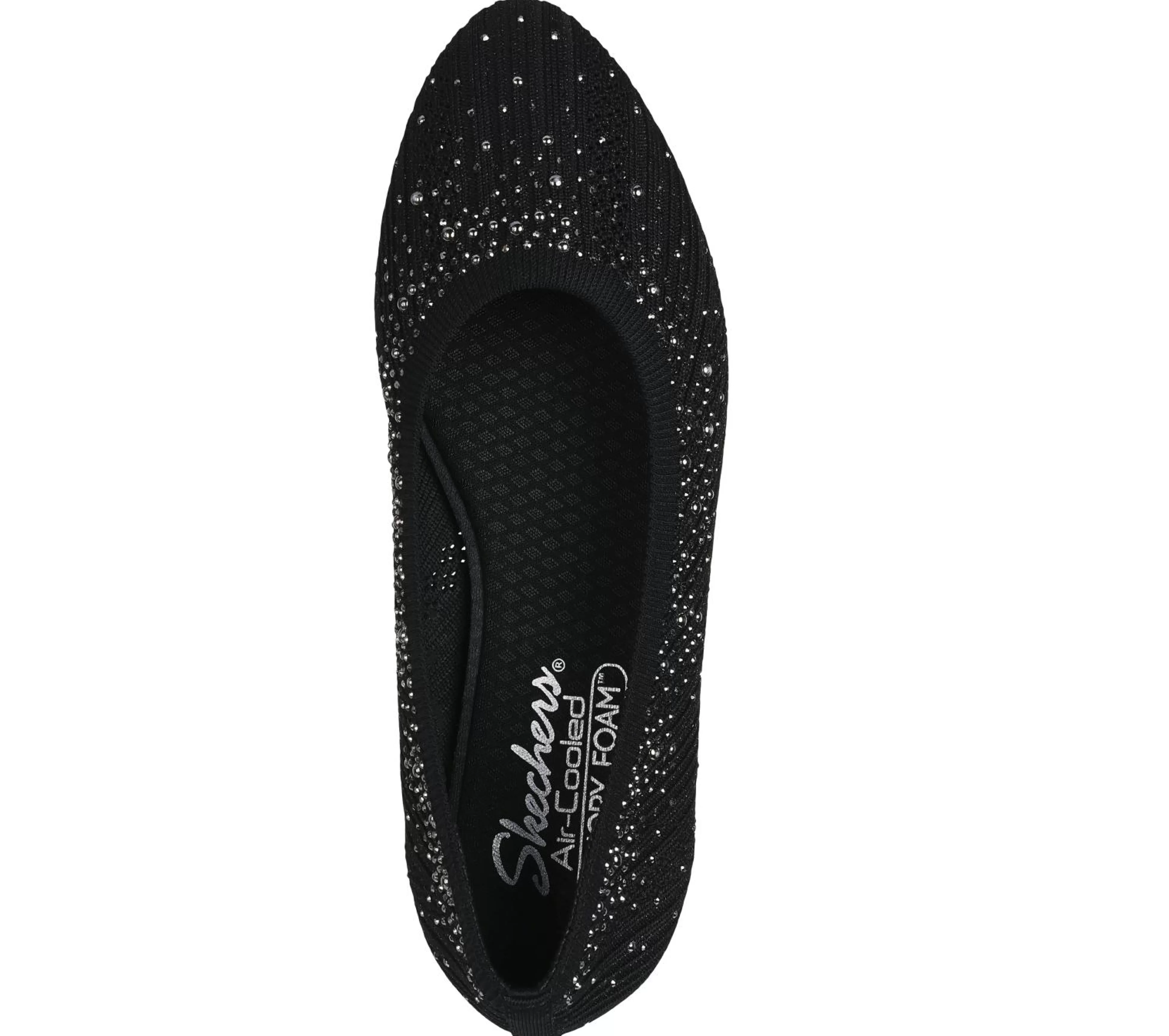 SKECHERS Ballerina'S^Cleo 2.0 - Glitzy Daze ZWART