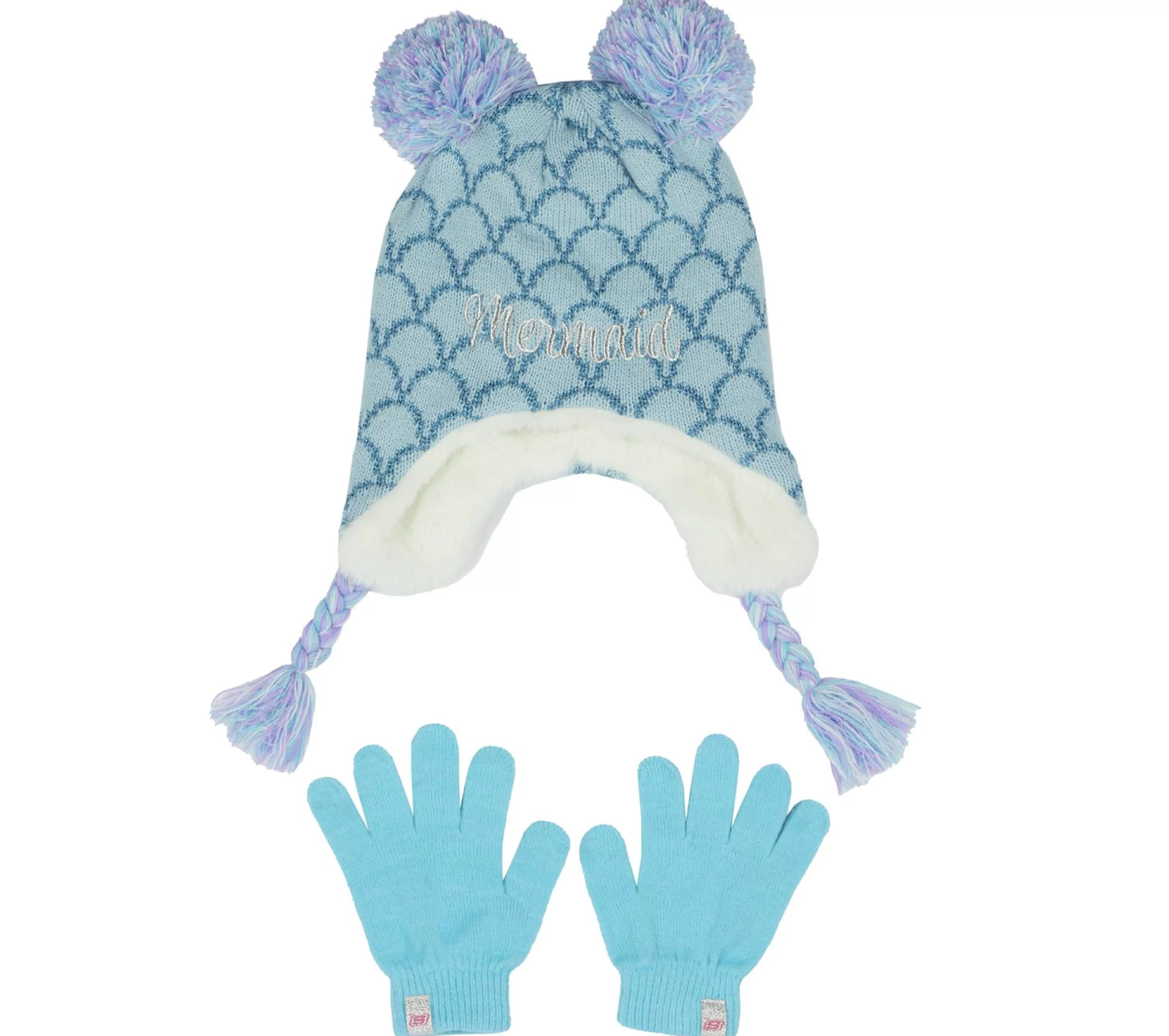 SKECHERS Winter Accessoires | Winter Accessoires^Cold Weather Mermaid Hat & Glove 1 Pack MULTI