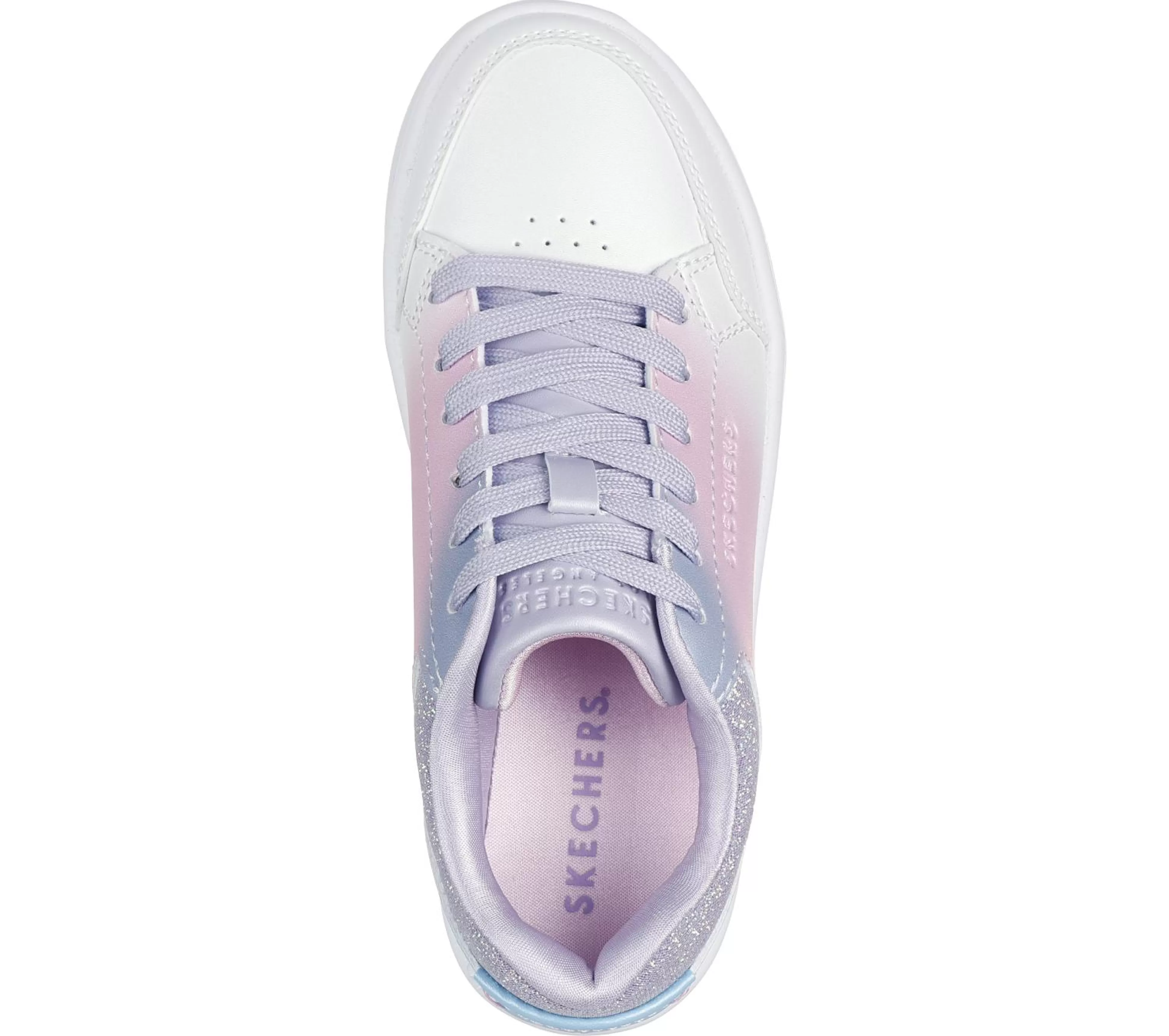 SKECHERS Veterschoenen | Sneakers^Court High - Ombre Oasis WIT / MULTI