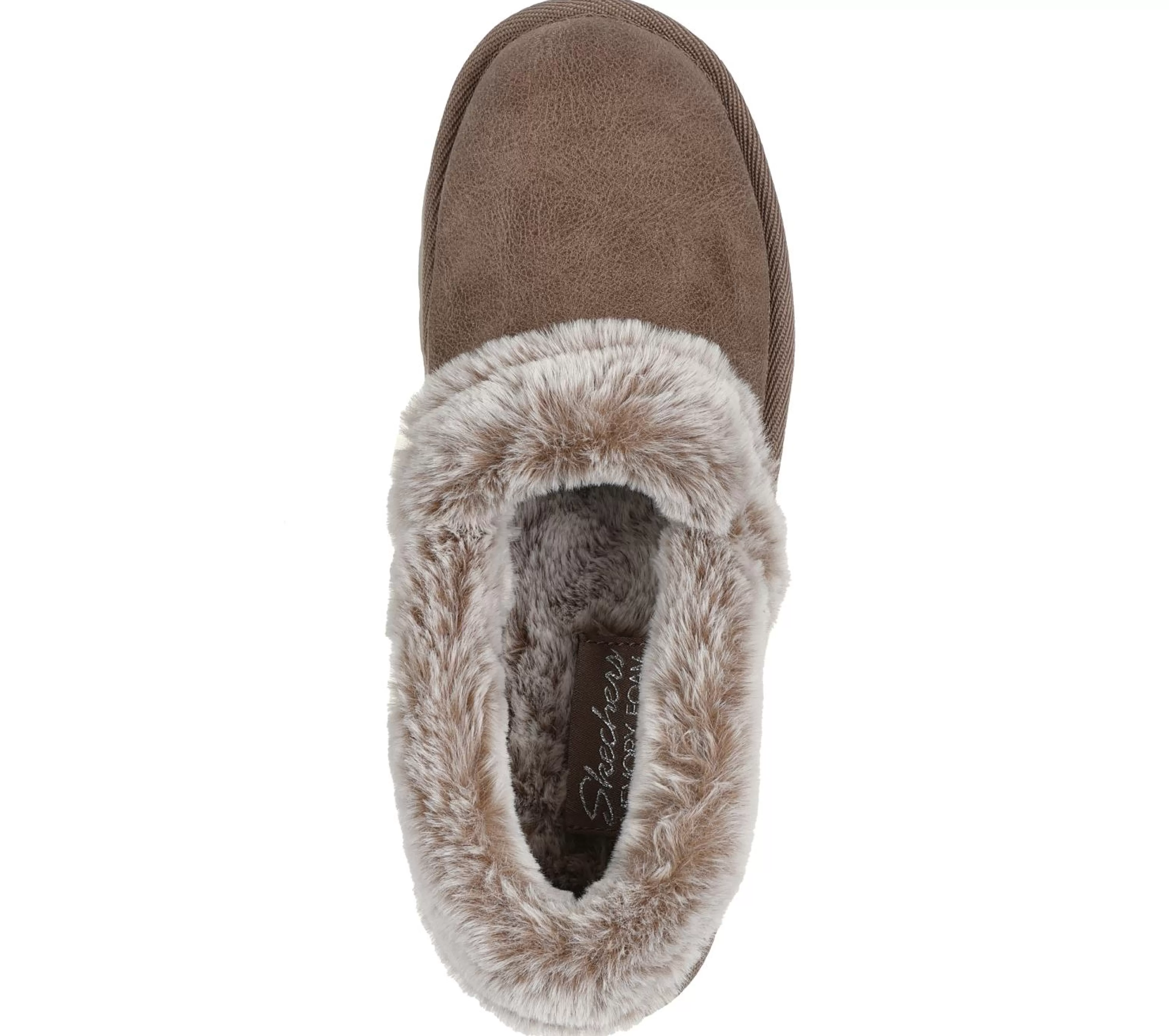 SKECHERS Pantoffels^Cozy Up TAUPE