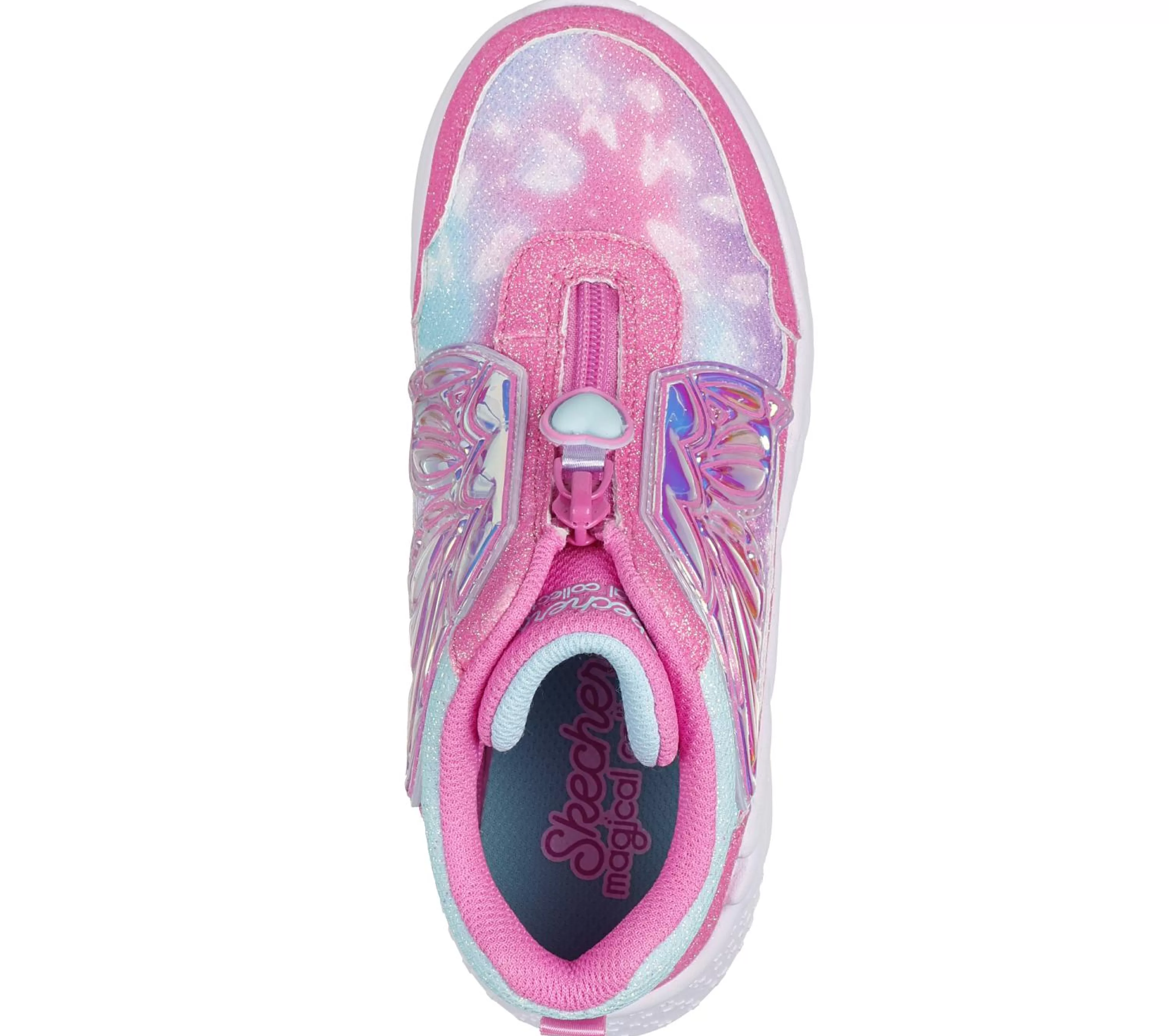 SKECHERS Lichtjes Schoenen | Instappers^Dream Racer - Butterfly Express ROZE / TURKOOIS