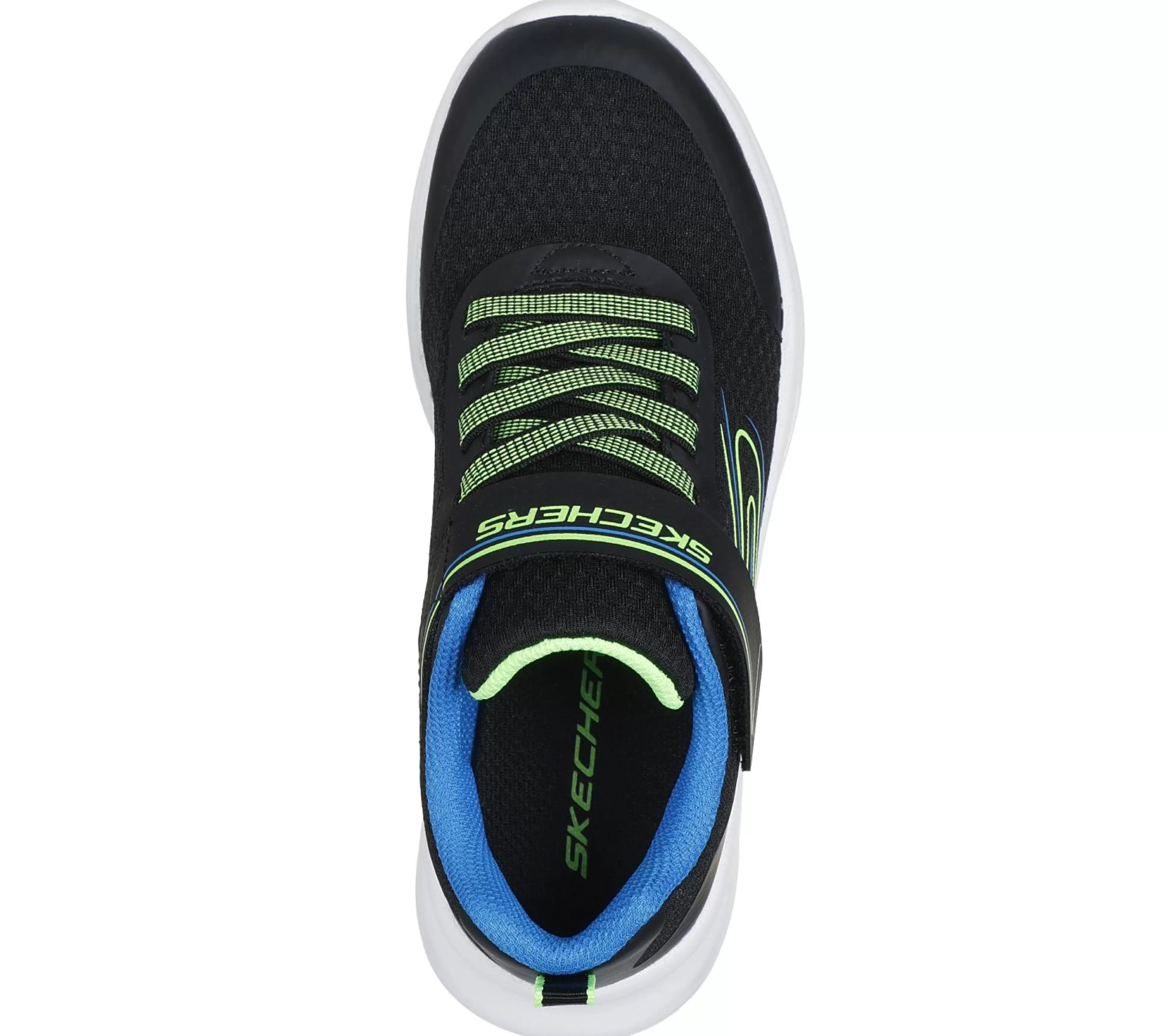 SKECHERS Instappers | Sneakers^Dynamatic - Swift Tread ZWART / BLAUW / LIMOEN