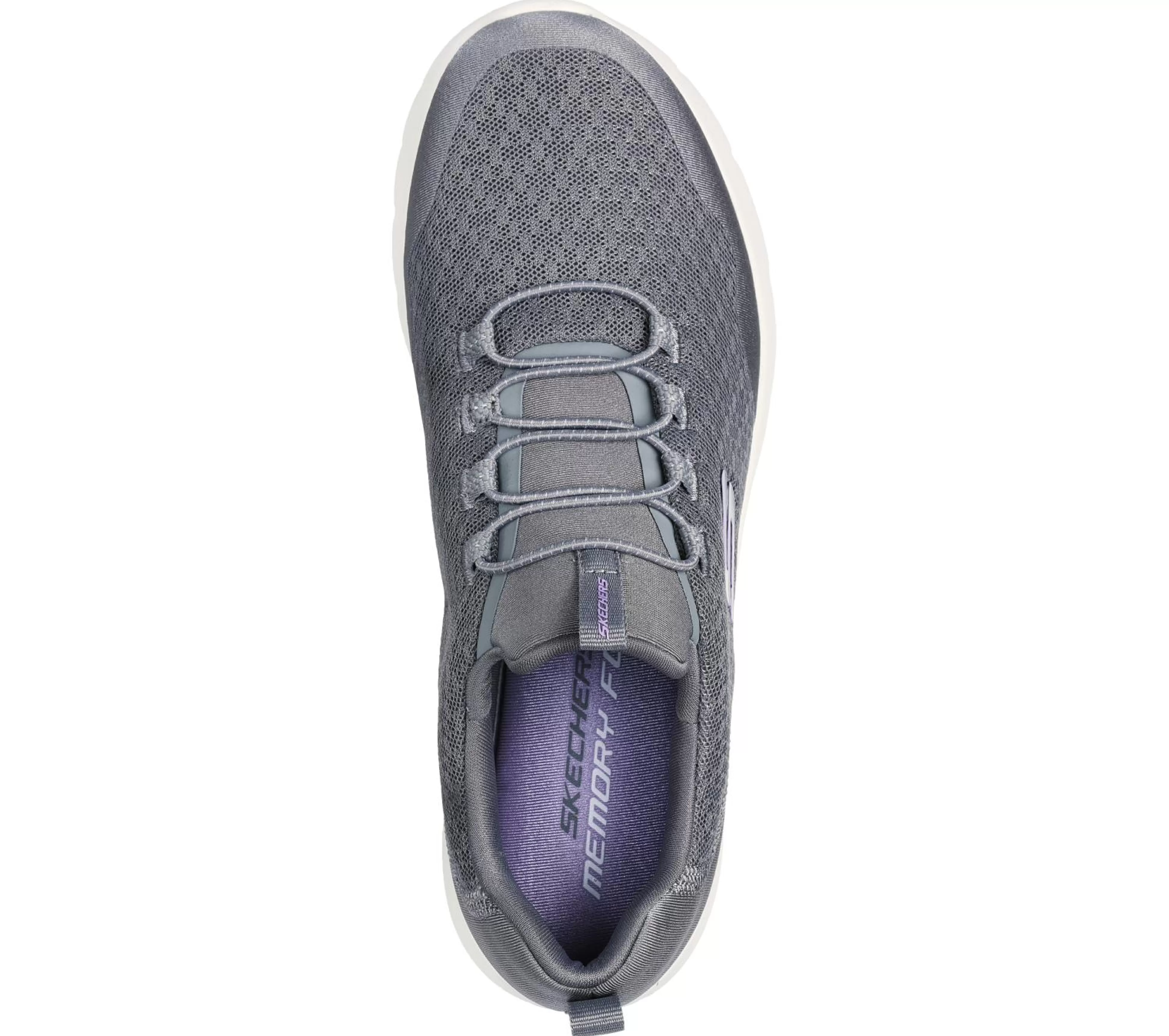 SKECHERS Instappers | Sportieve Sneakers^Dynamight 2.0 - Real Smooth GRIJS / LAVENDEL