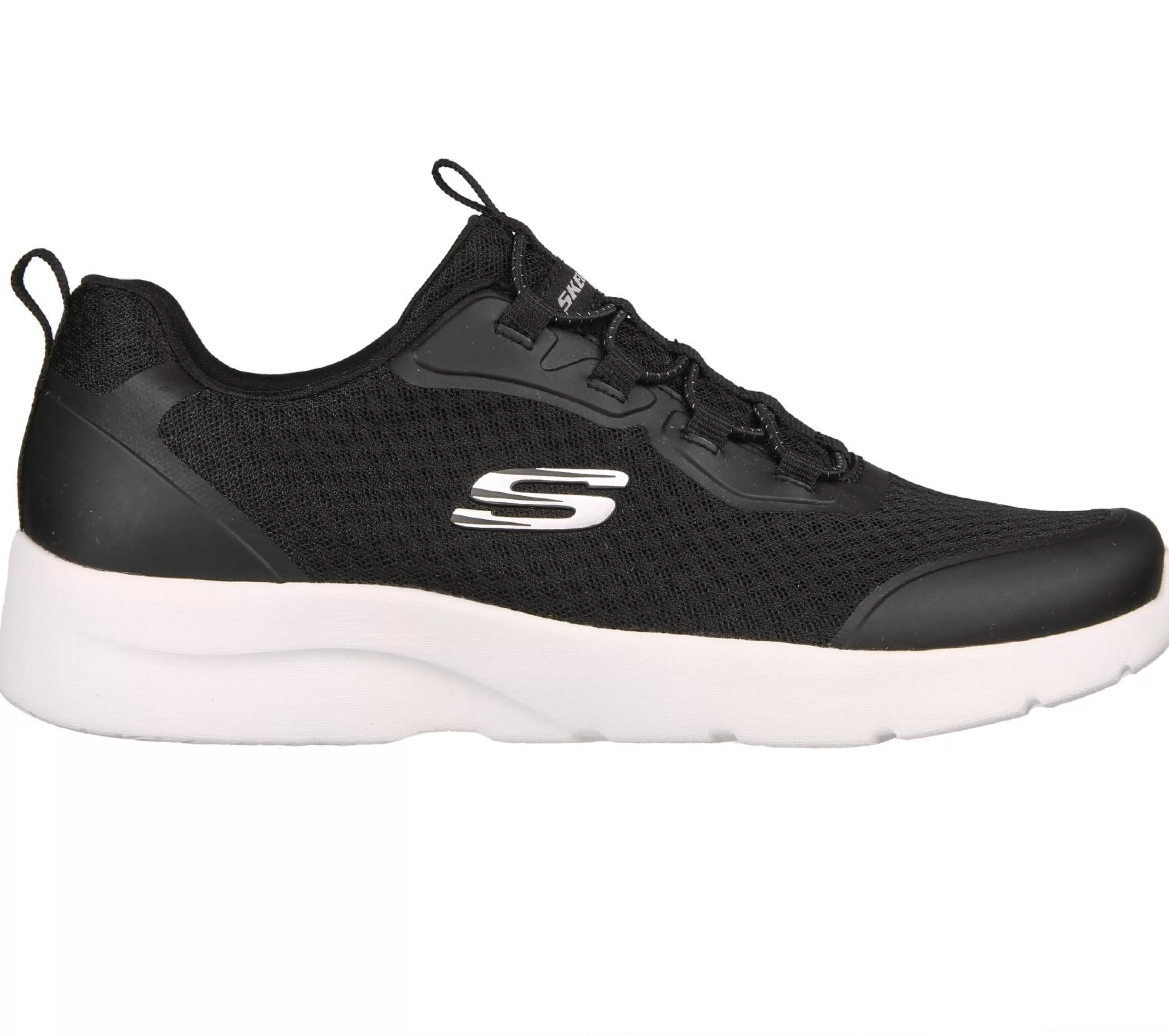 SKECHERS Instappers | Sportieve Sneakers^Dynamight 2.0 - Social Orbit ZWART / WIT