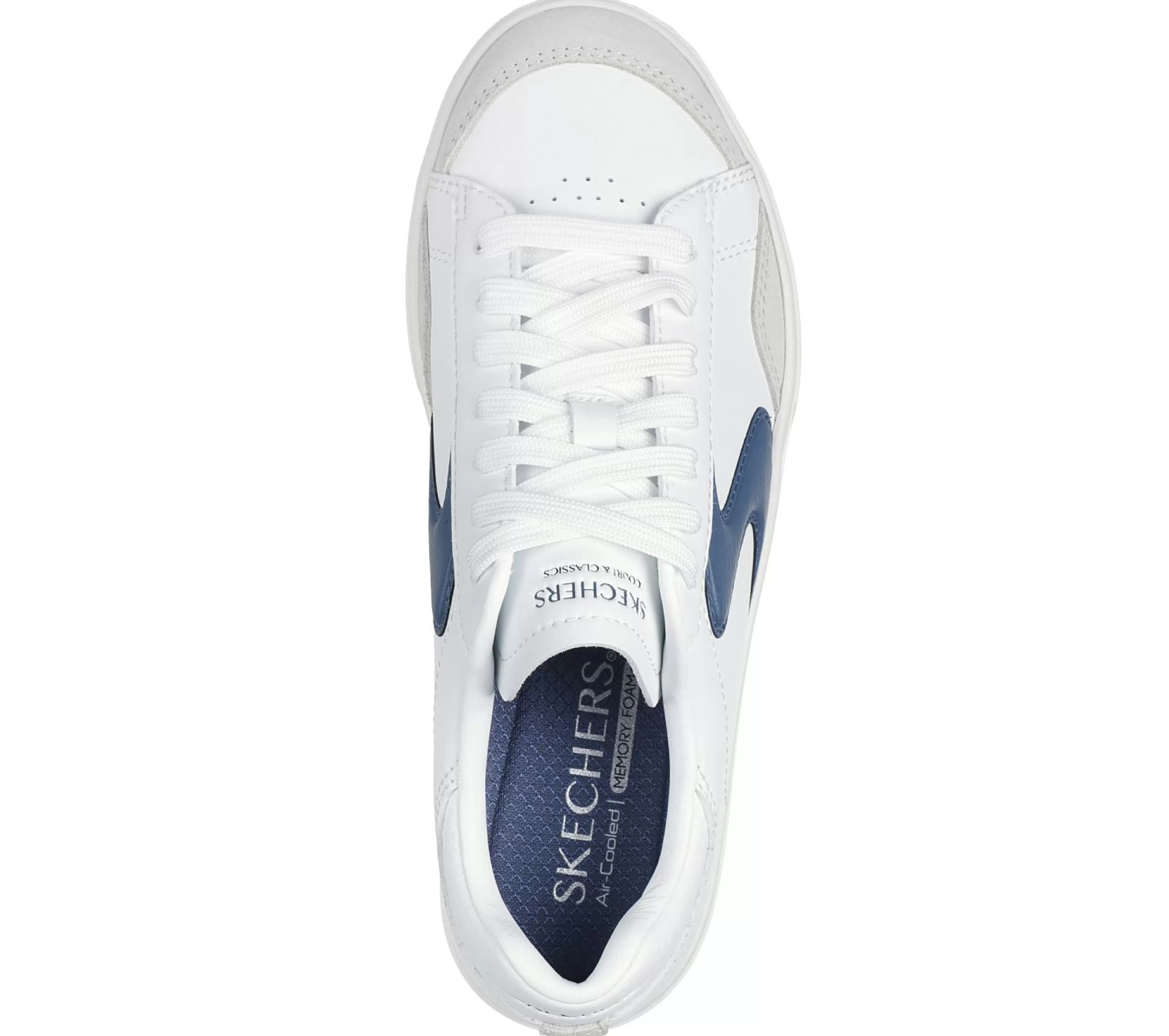 SKECHERS Veterschoenen | Casual Sneakers^Eden LX - Slick Talk WIT / MARINE