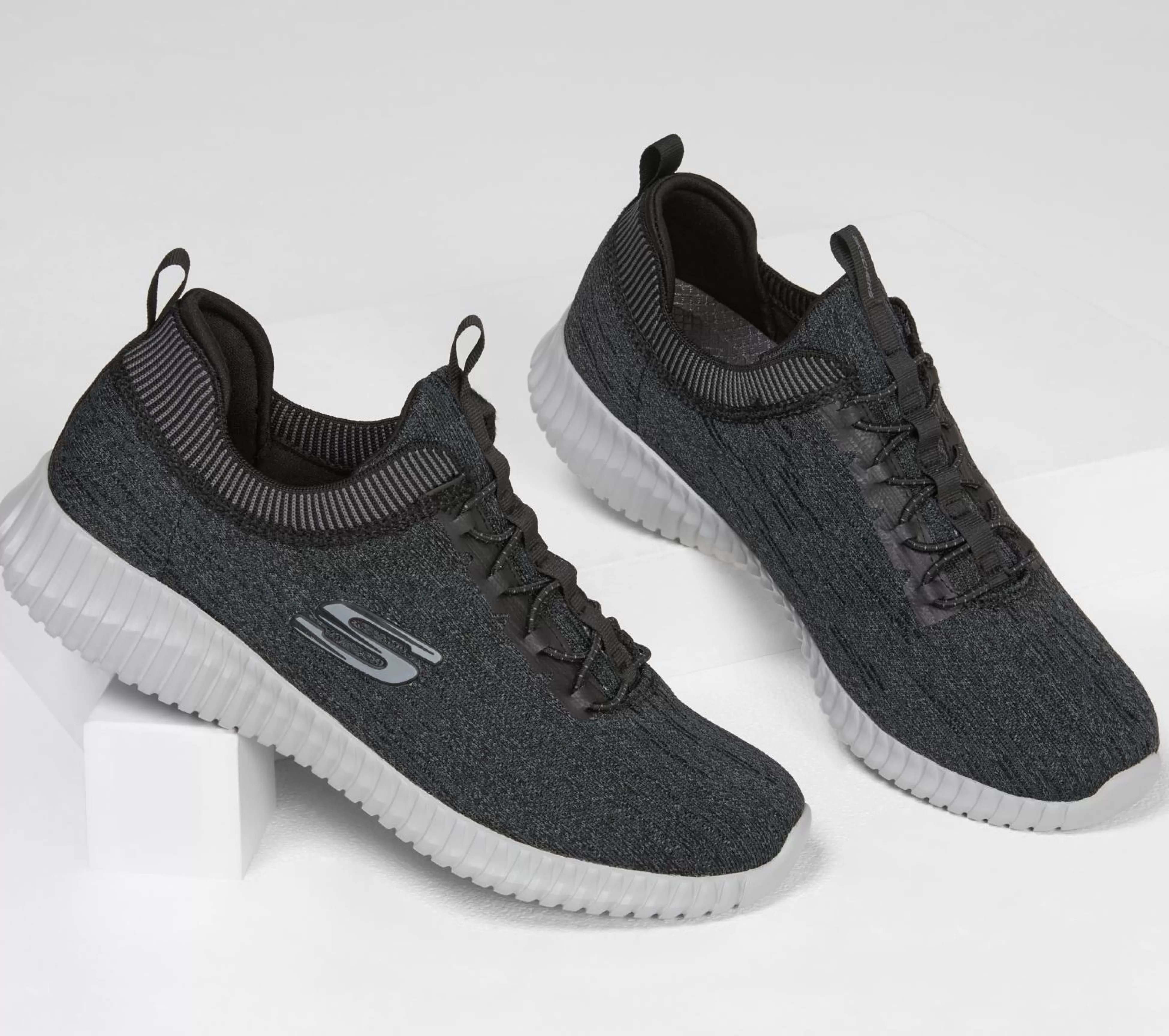 SKECHERS Instappers | Casual Sneakers^Elite Flex - Hartnell ZWART / GRIJS