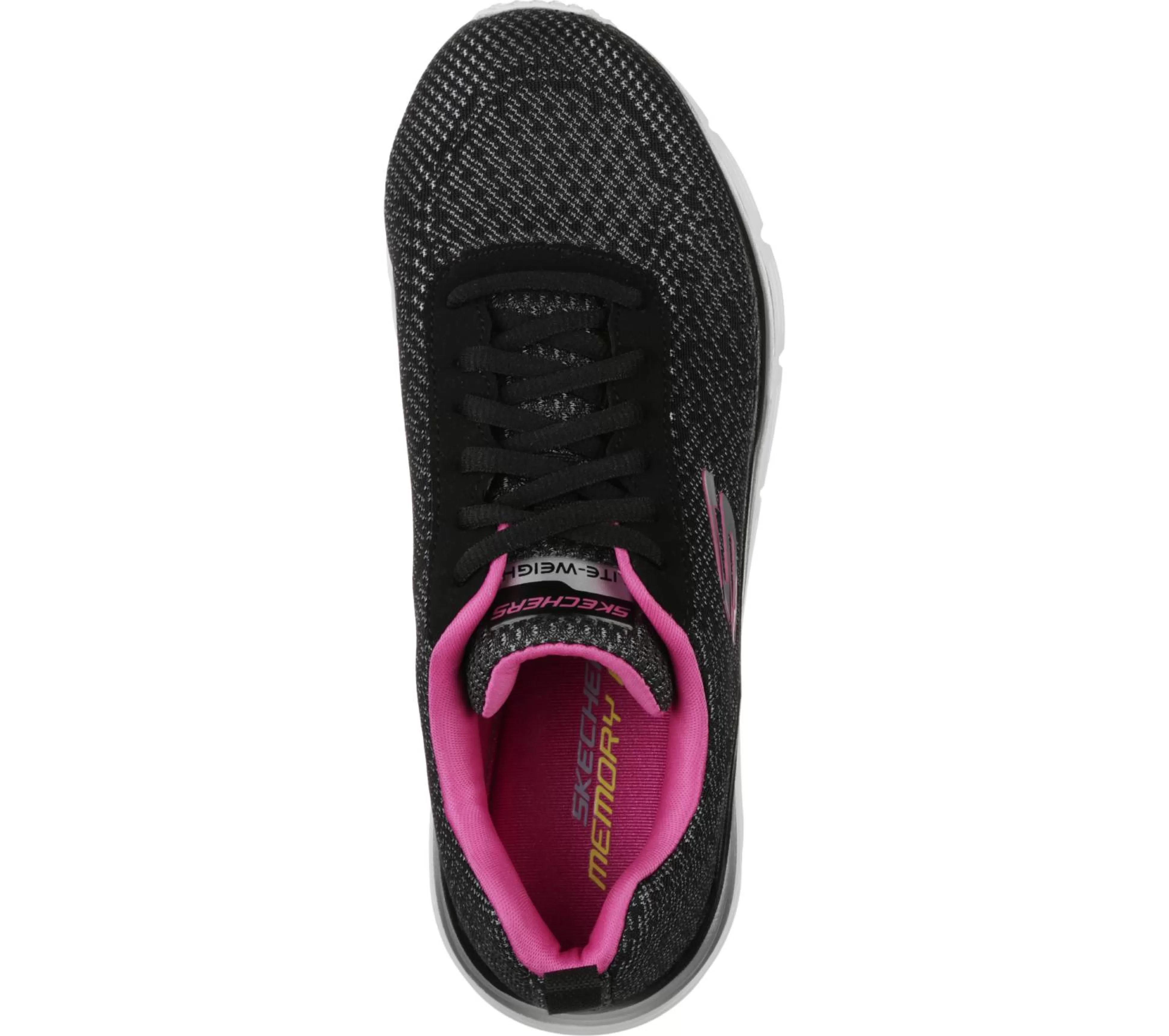 SKECHERS Veterschoenen | Sportieve Sneakers^Fashion Fit - Bold Boundaries ZWART / HEET ROZE