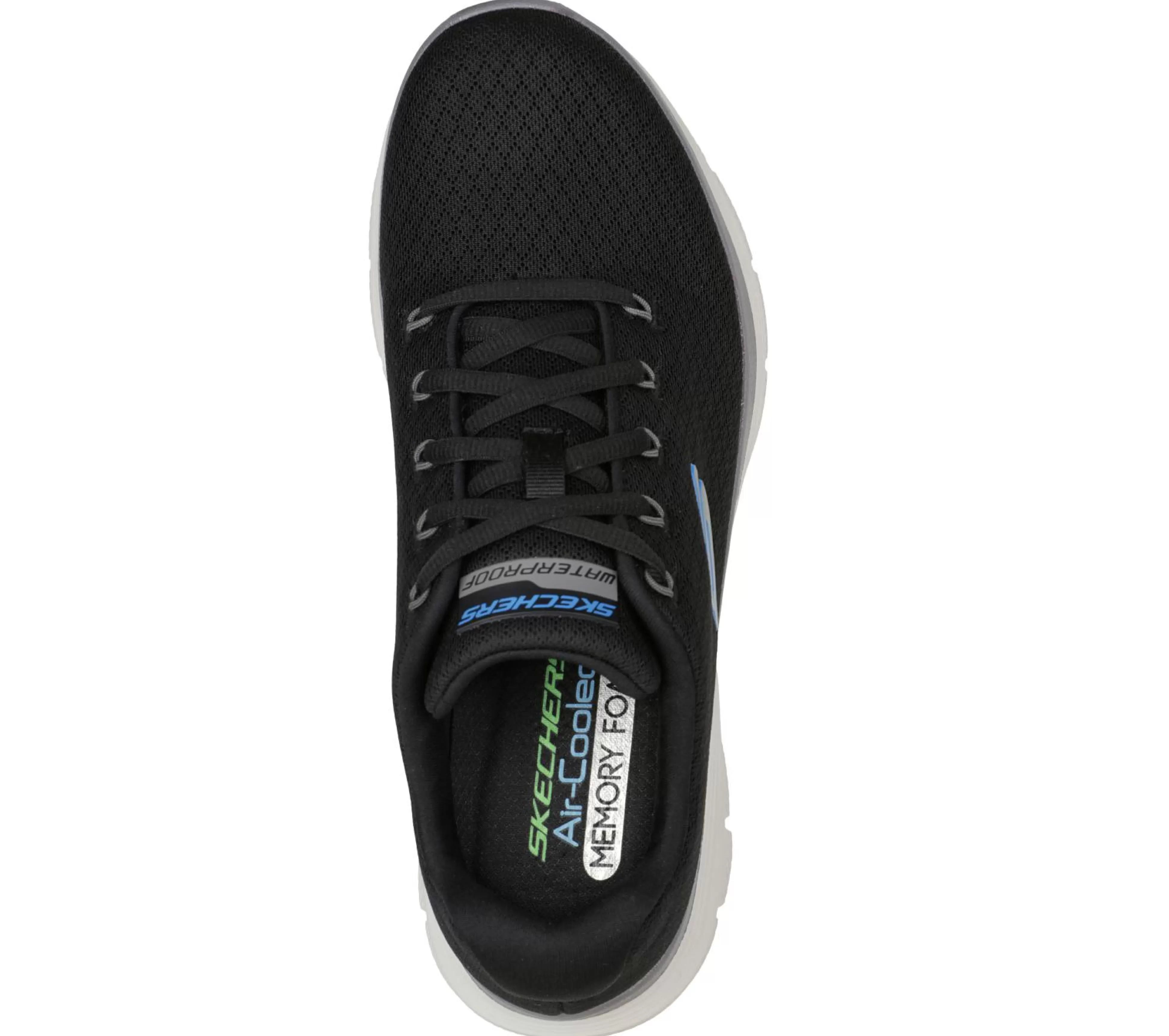 SKECHERS Sportieve Sneakers^Flex Advantage 4.0 ZWART / BLAUW