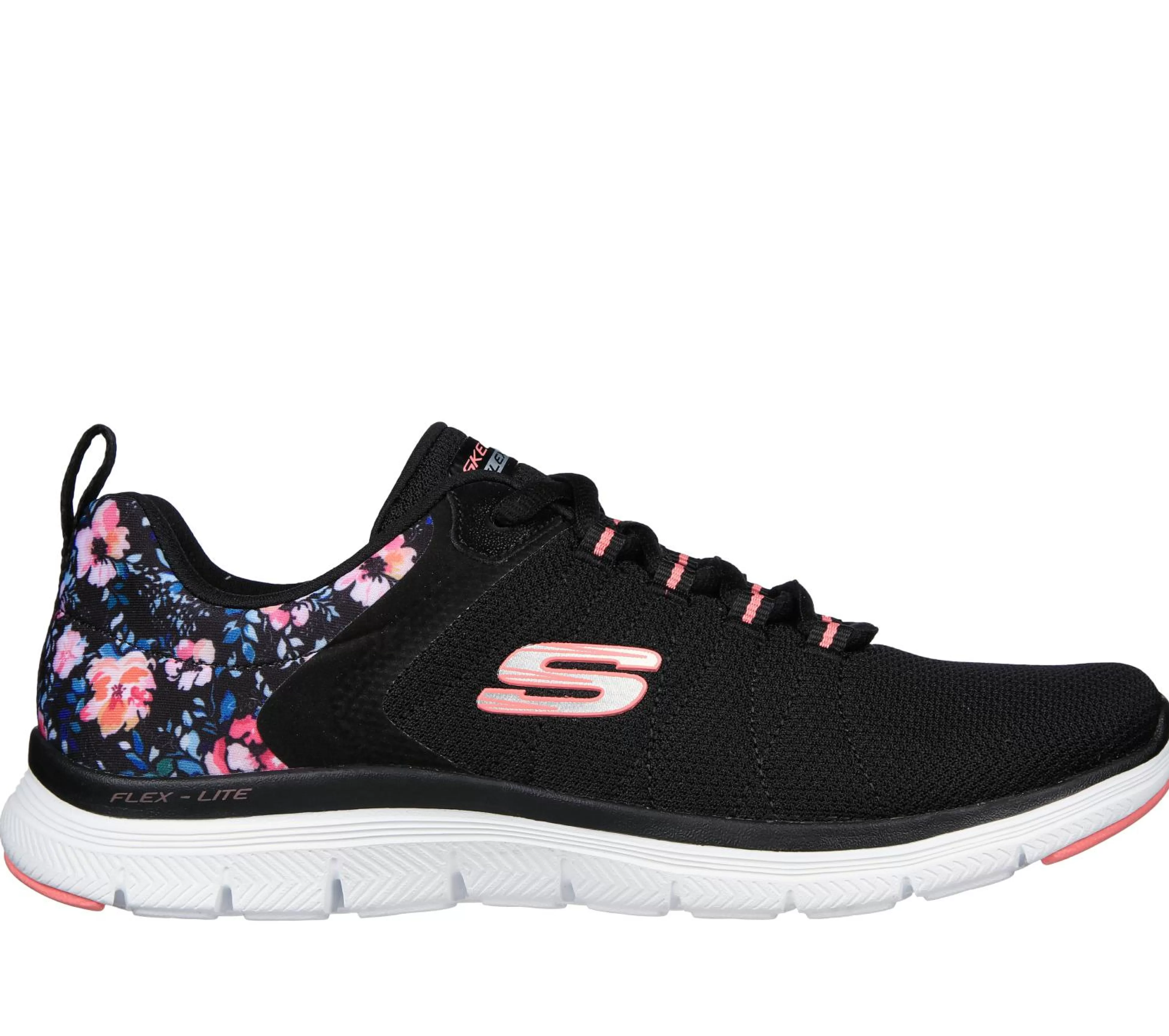 SKECHERS Veterschoenen | Casual Sneakers^FLEX APPEAL 4.0 - LET IT BLOSSOM ZWART / MULTI