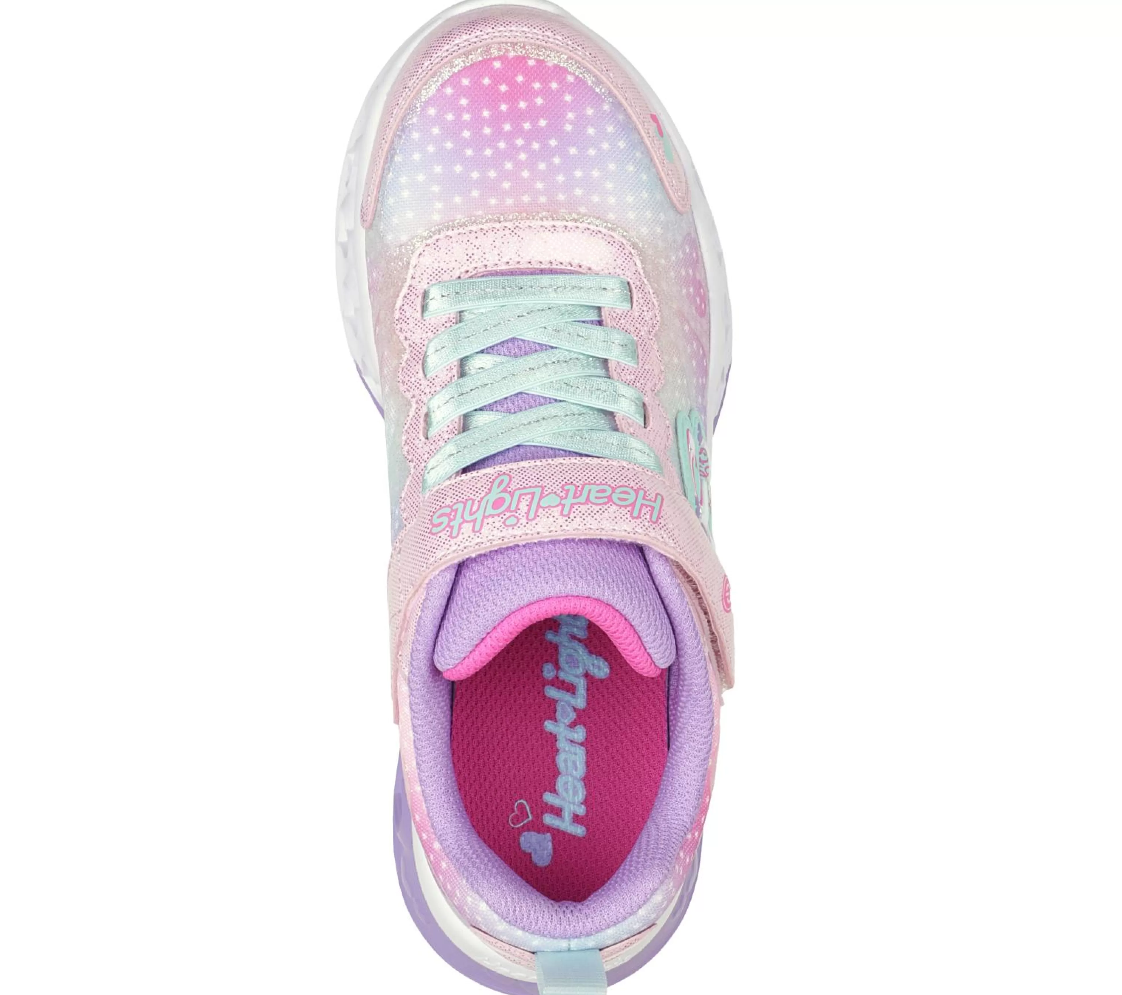 SKECHERS Lichtjes Schoenen | Sneakers^Flutter Heart Lights - Simply Love ROZE / MULTI