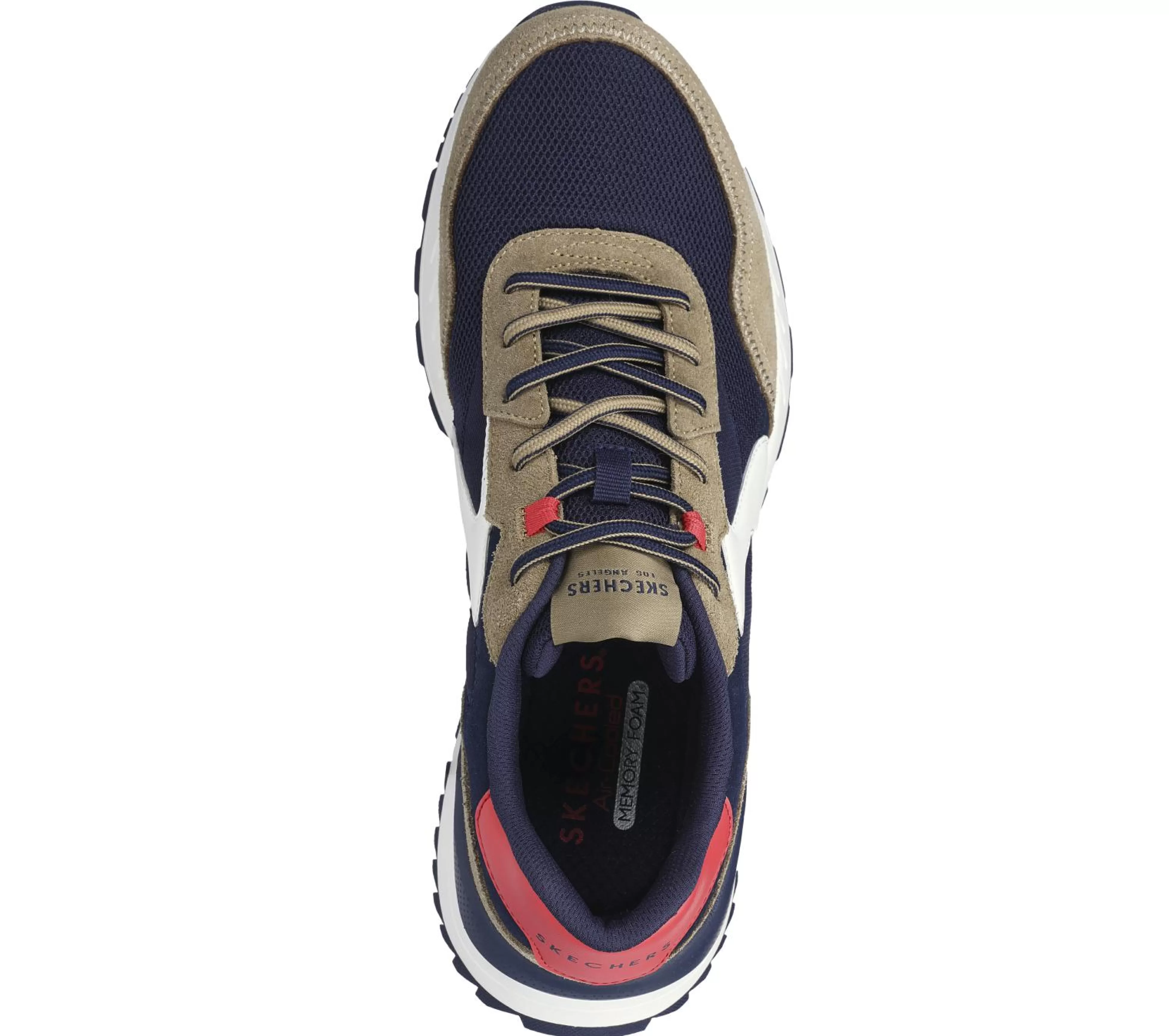 SKECHERS Casual Sneakers | Veterschoenen^Fury - Fury Lace Low MARINE / BRUINEN