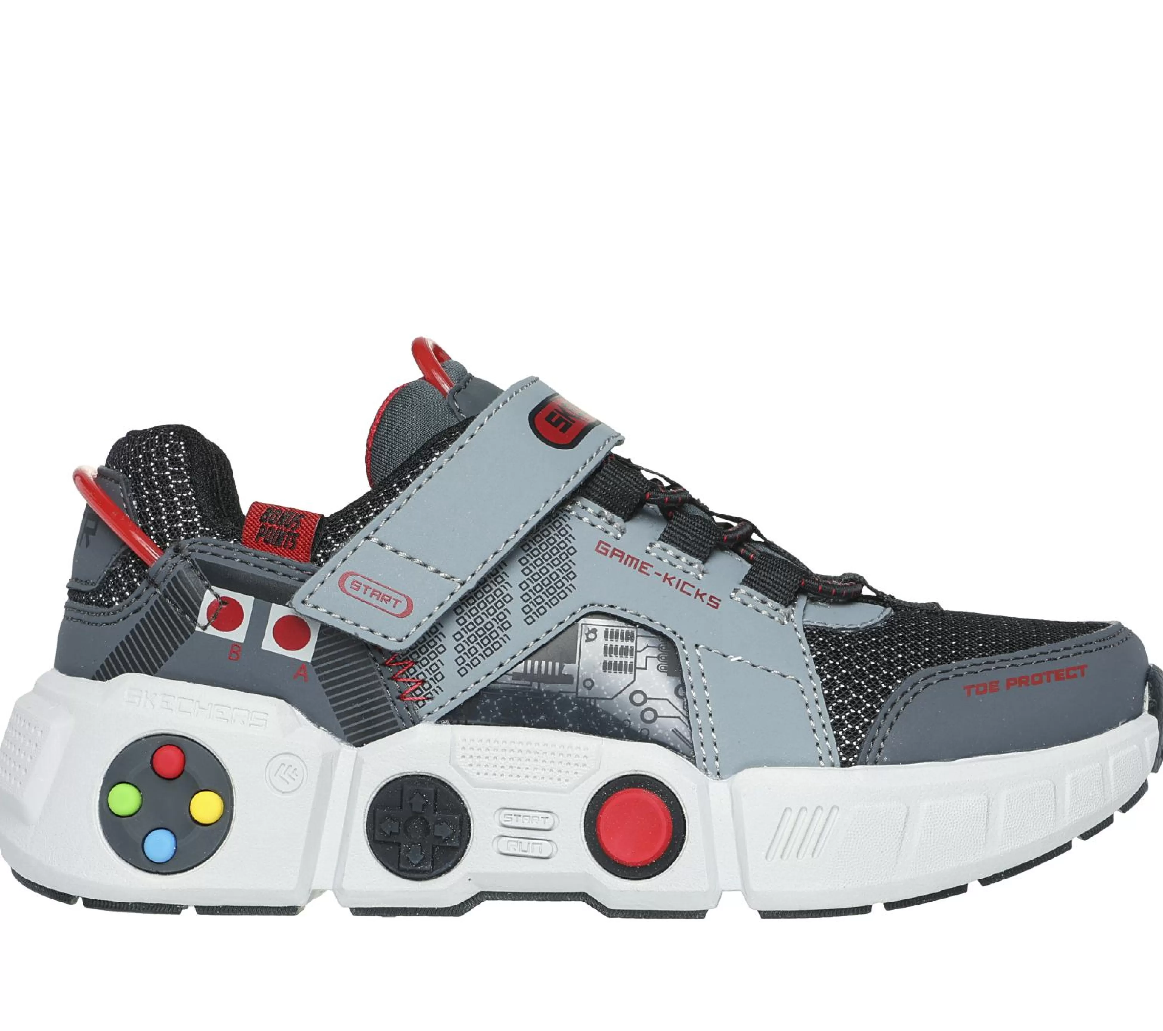 SKECHERS Sneakers^Game Kicks: Gametronix GRIJS / MULTI