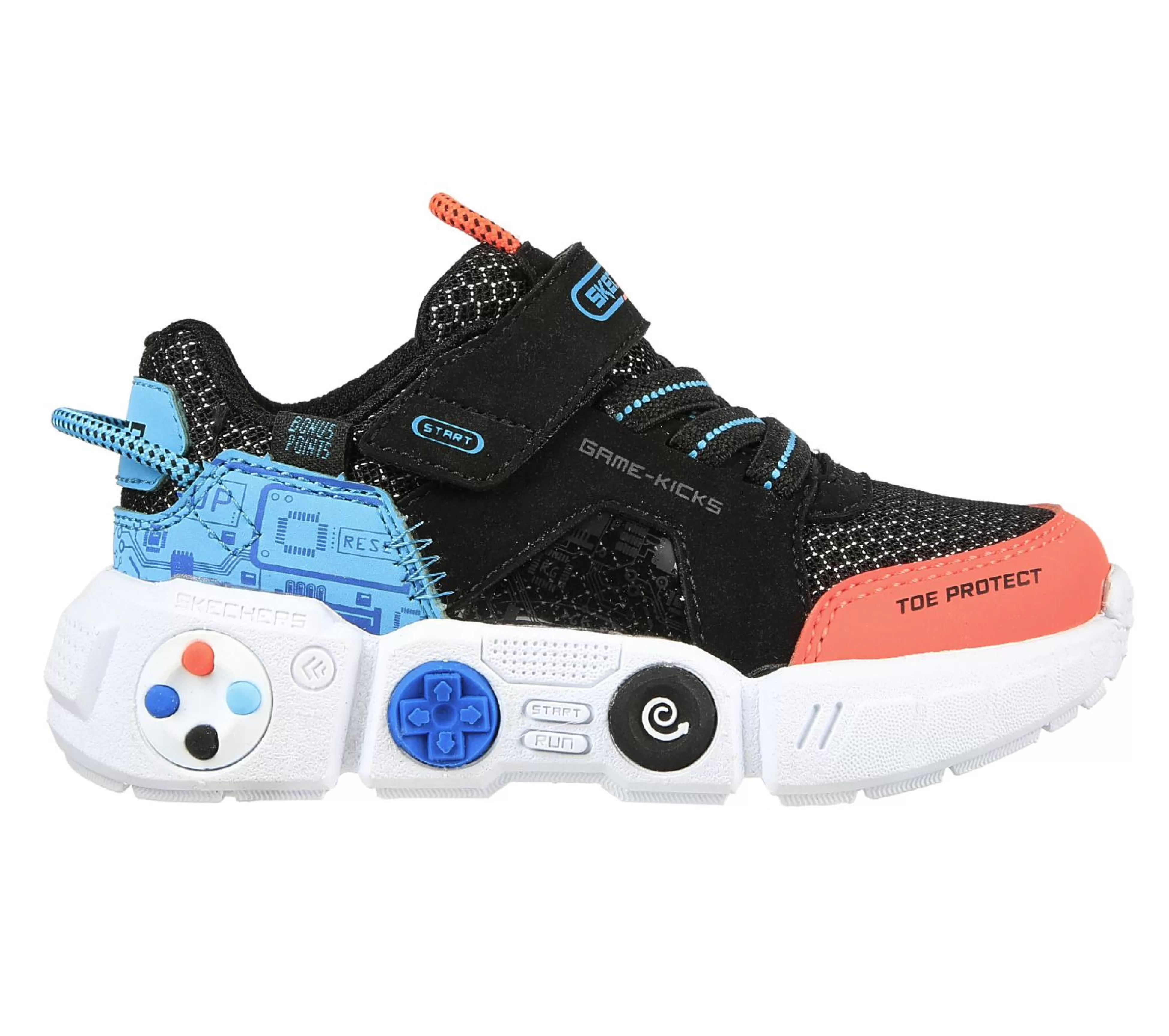 SKECHERS Sneakers^Game Kicks: Lil Gametronix ZWART / MULTI