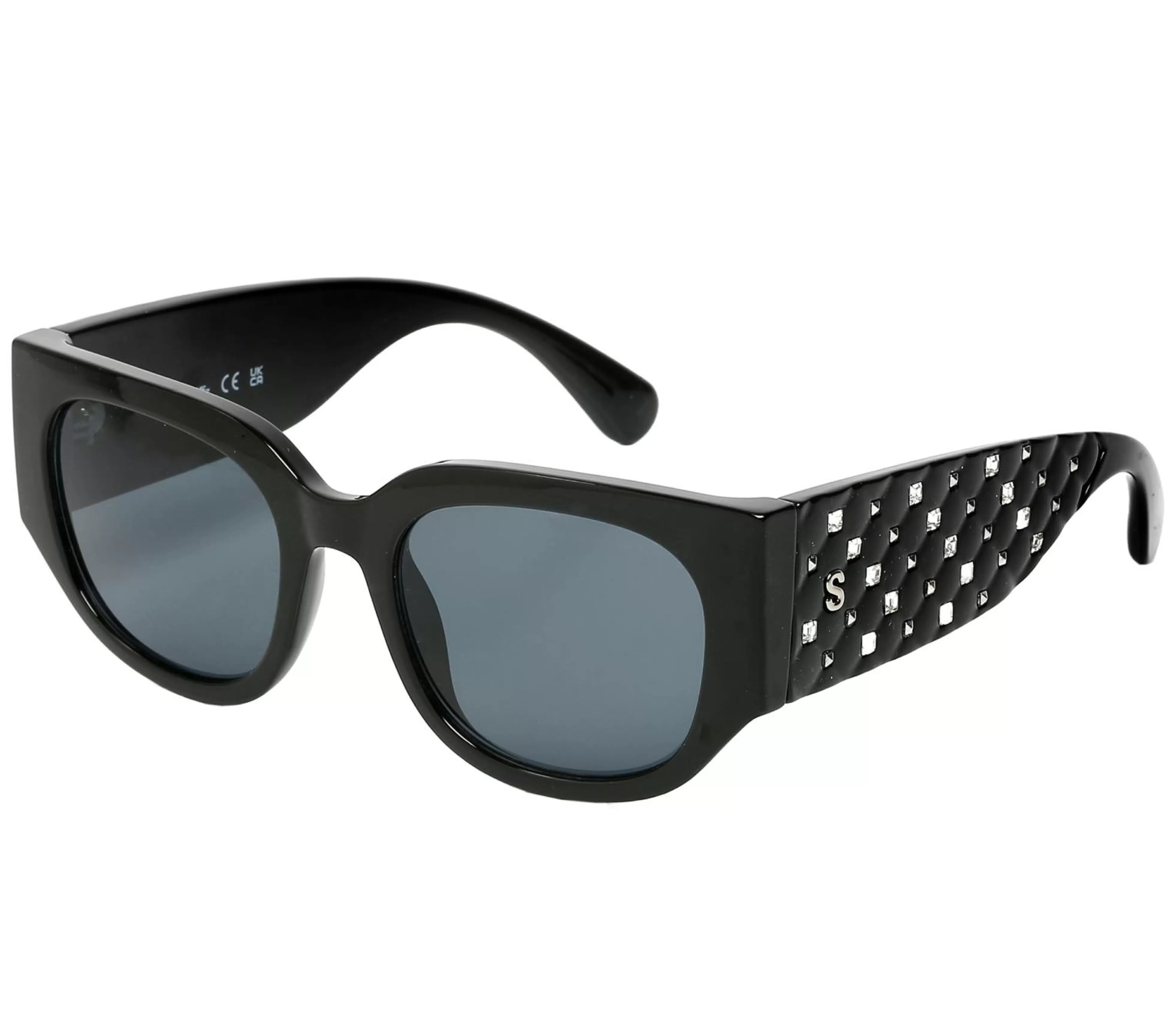 SKECHERS Zonnebrillen^Geometric Sunglasses ZWART