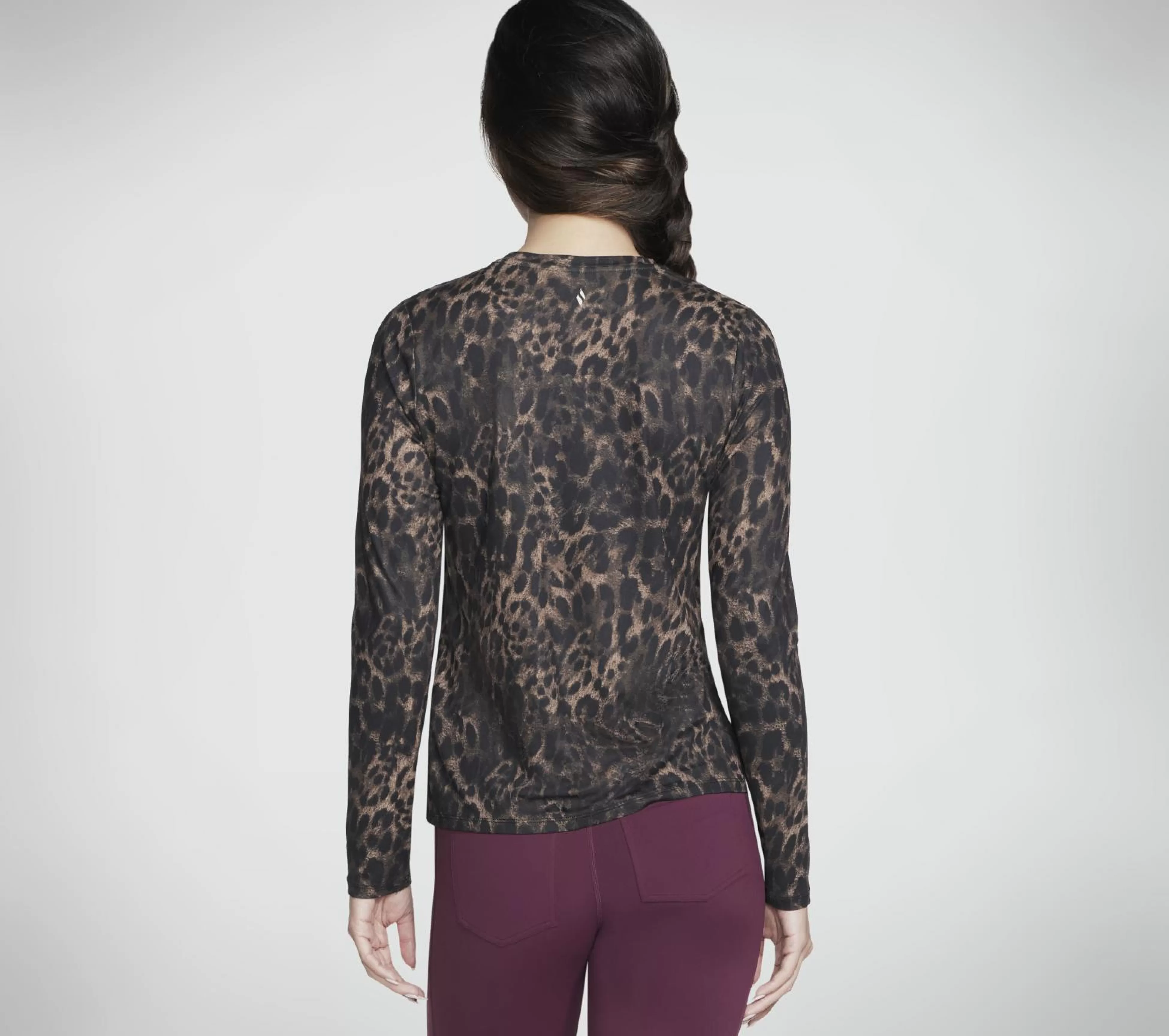 SKECHERS Tops | Tops^GO DRI Serene Cheetah Long Sleeve NATUURLIJK / TAUPE