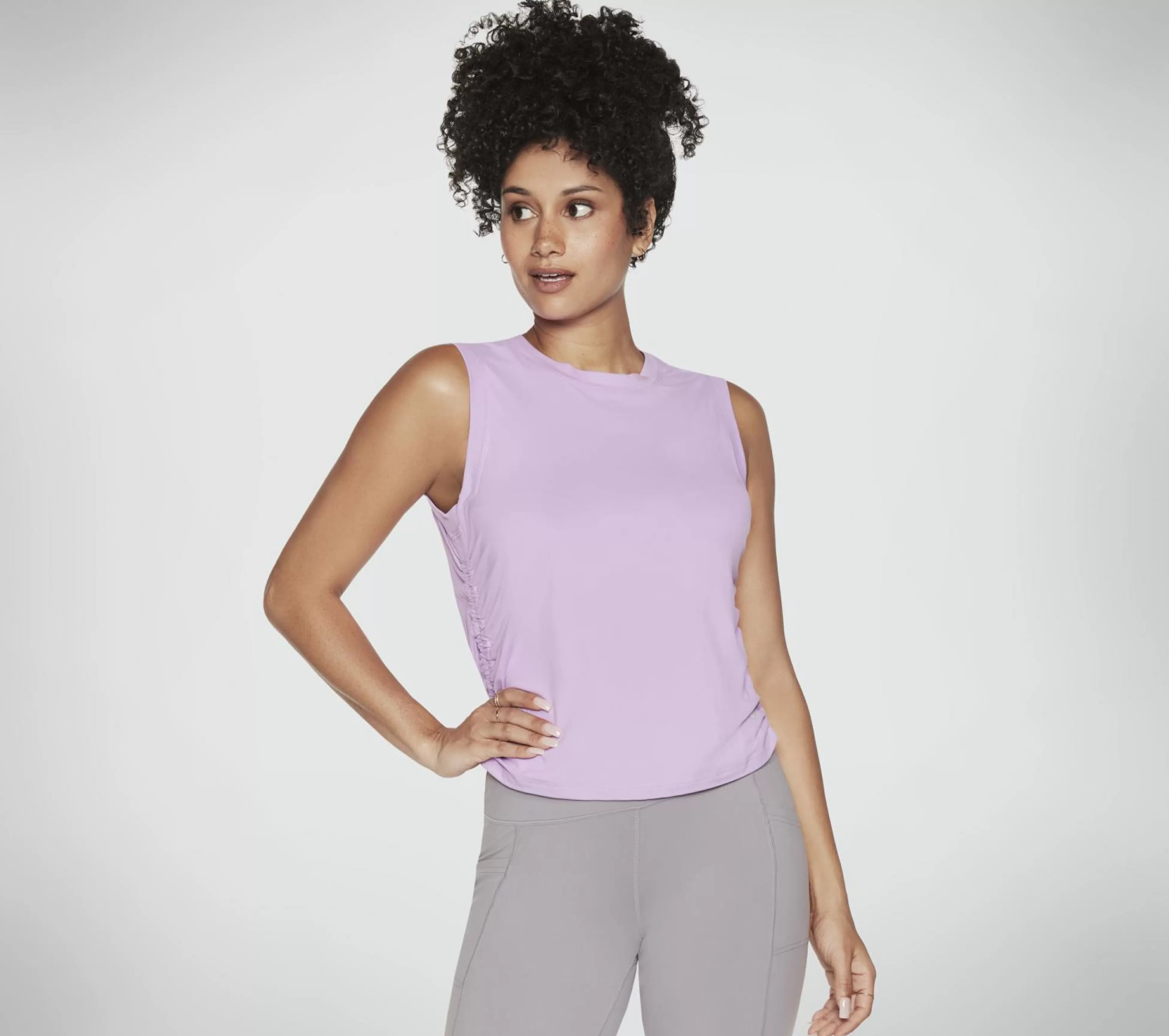 SKECHERS Tops | Tops^GO DRI SERENE Tank PURPER / MAAGDENPALM