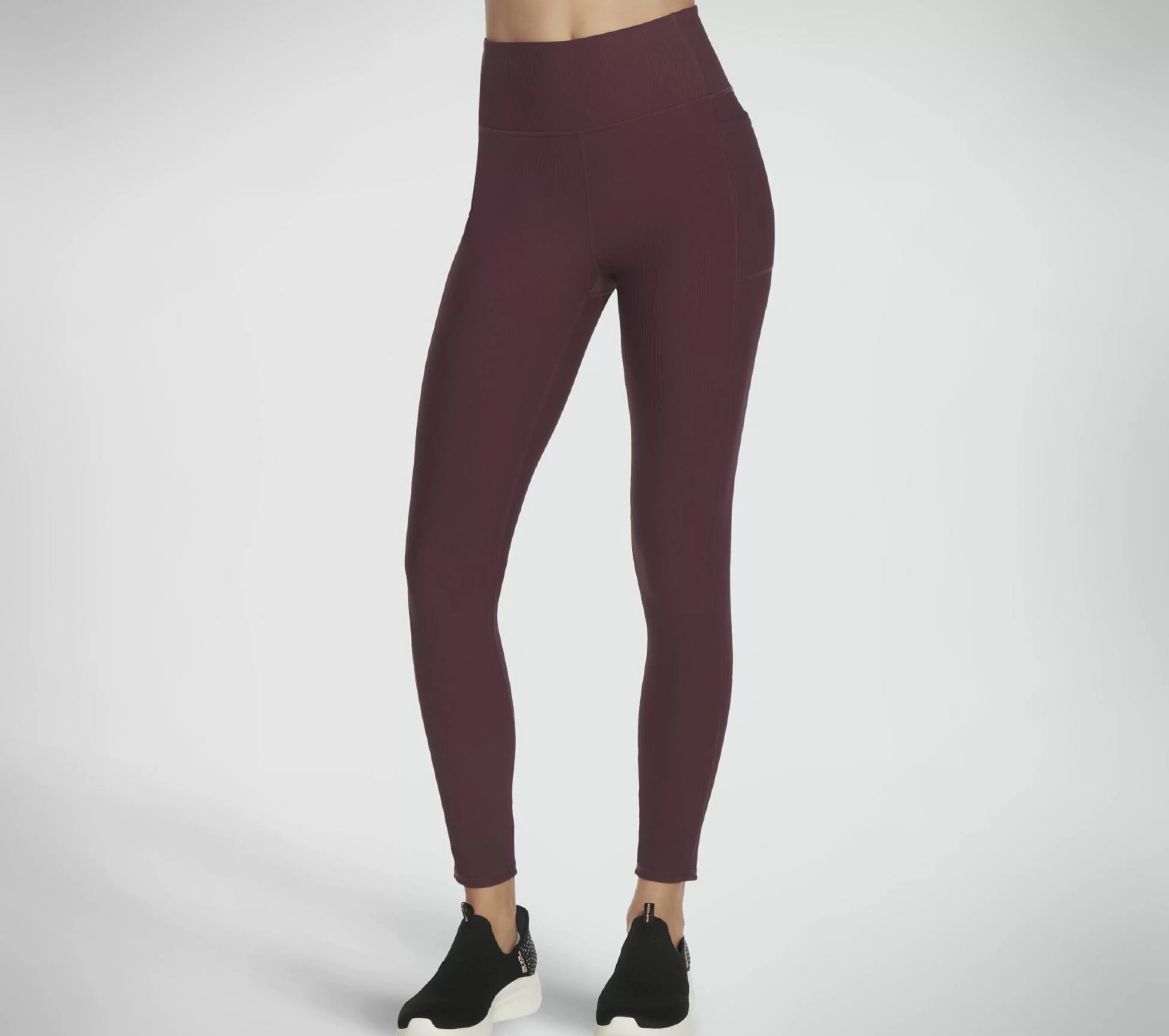 SKECHERS Broeken | Broeken^GO FLEX RIB FL HW Legging BOURGONDIë / ROZE