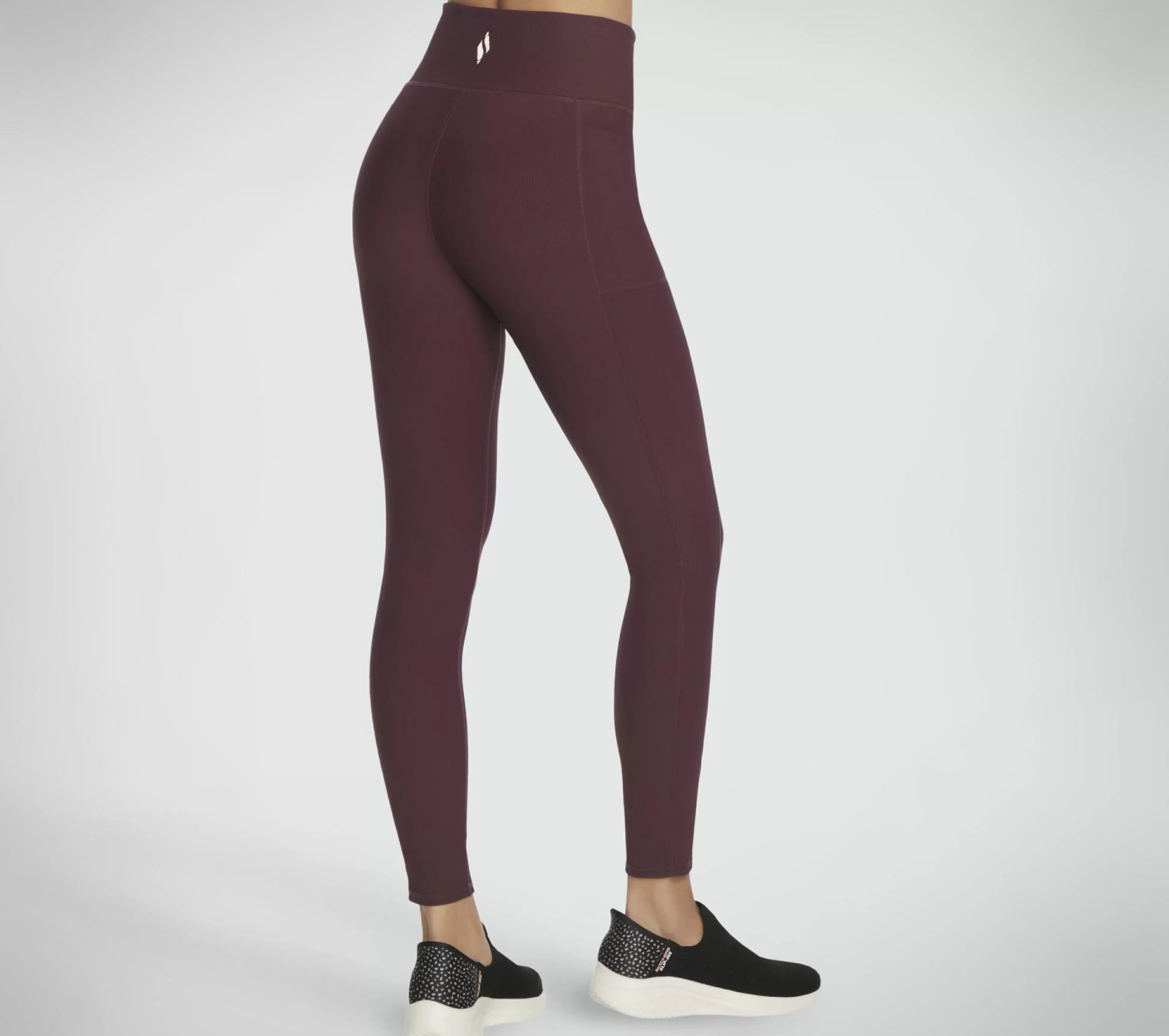 SKECHERS Broeken | Broeken^GO FLEX RIB FL HW Legging BOURGONDIë / ROZE