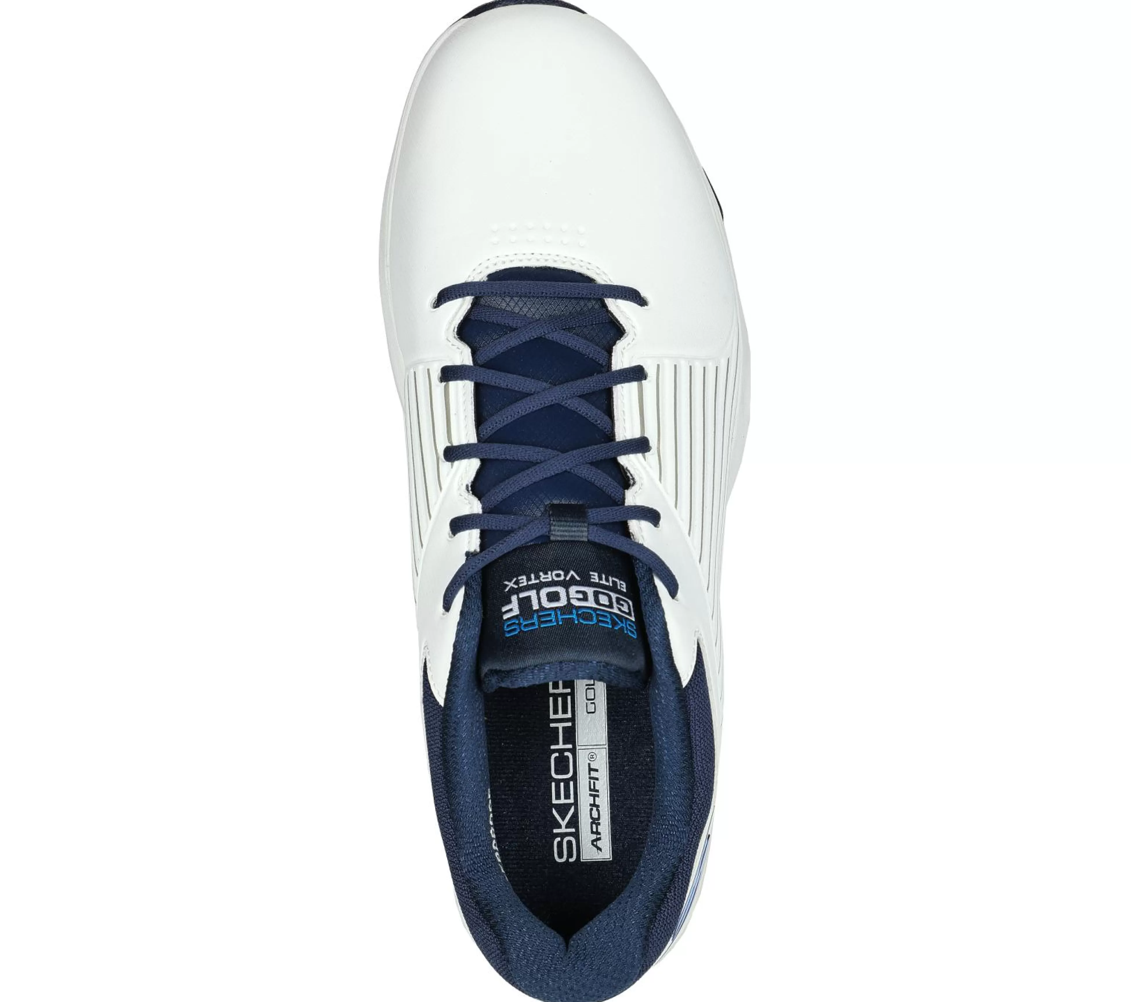 SKECHERS Veterschoenen | Sportieve Sneakers^GO GOLF Arch Fit Elite Vortex WIT / MARINE