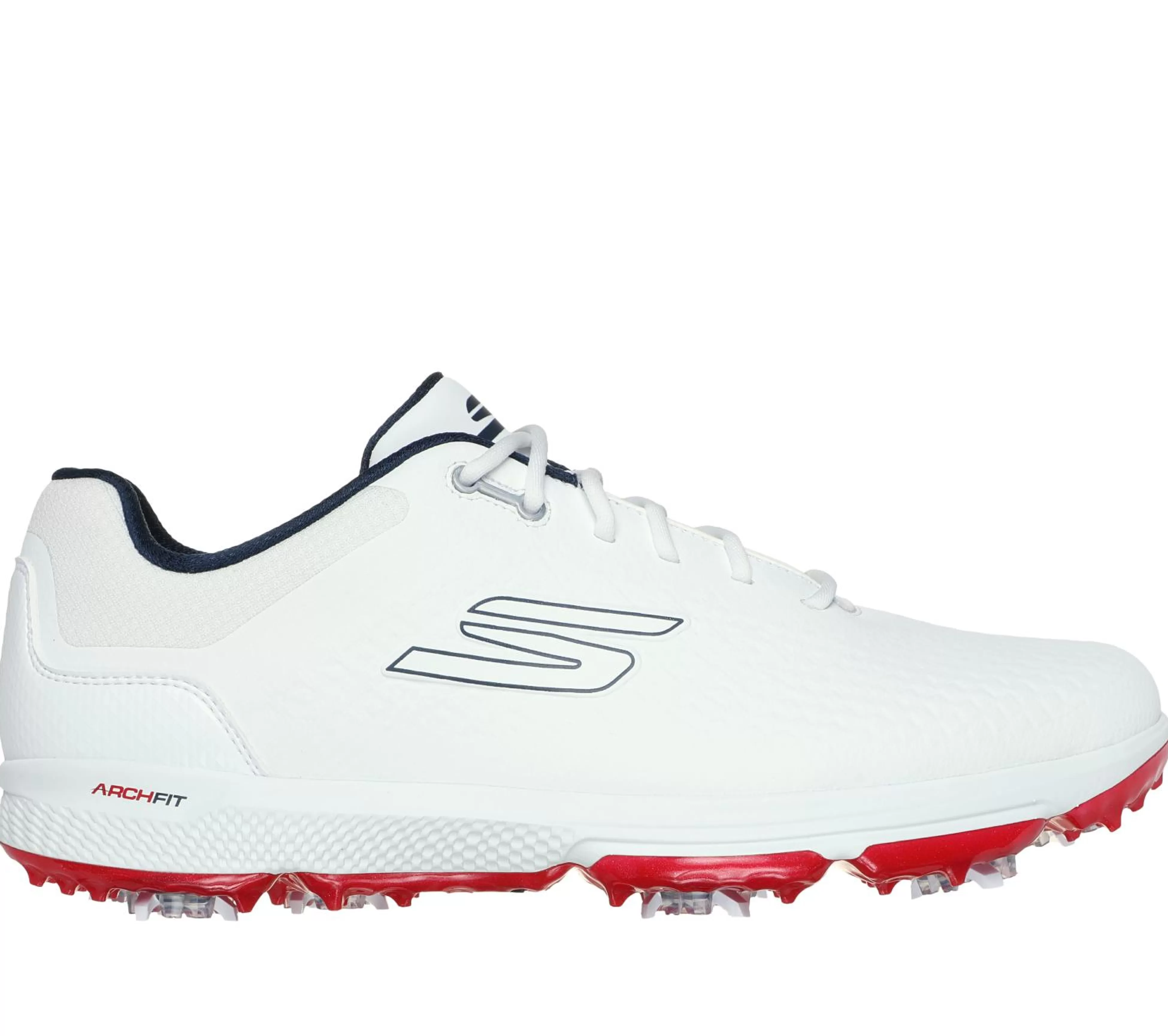 SKECHERS Sportieve Sneakers | Veterschoenen^GO GOLF PRO 6 WIT / MARINE