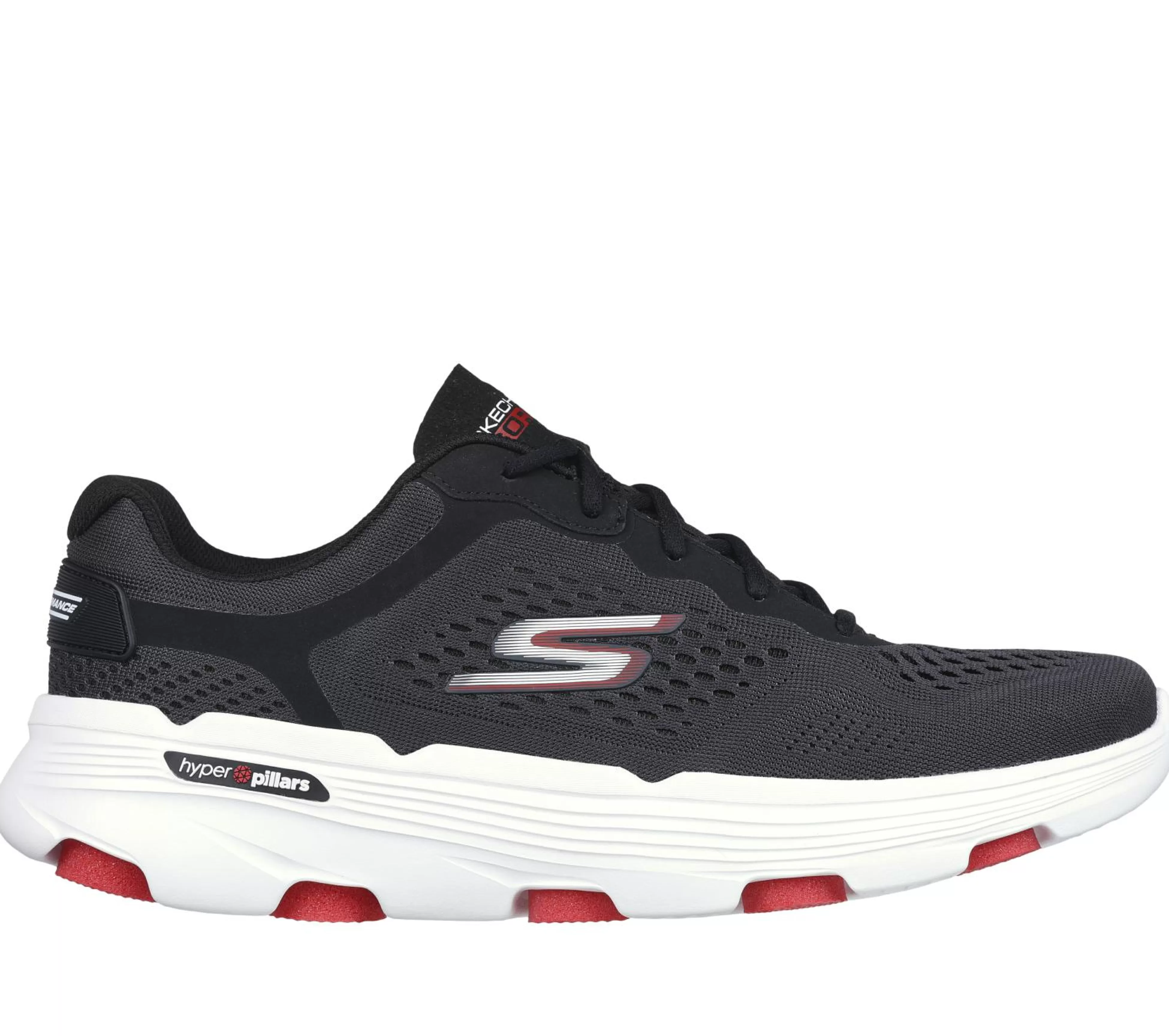 SKECHERS Sportieve Sneakers^GO RUN 7.0 HOUTSKOOL / ZWART