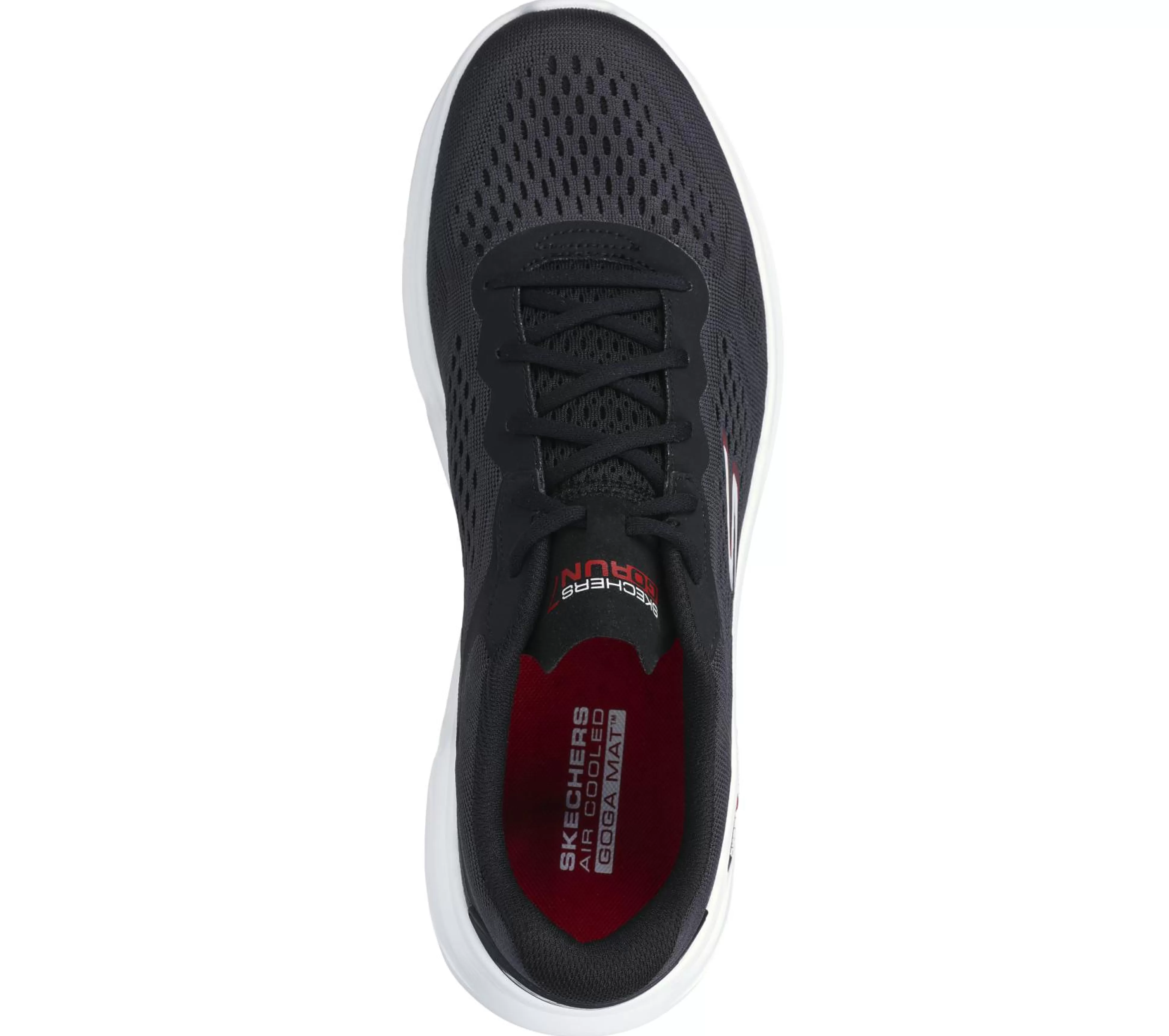 SKECHERS Sportieve Sneakers^GO RUN 7.0 HOUTSKOOL / ZWART