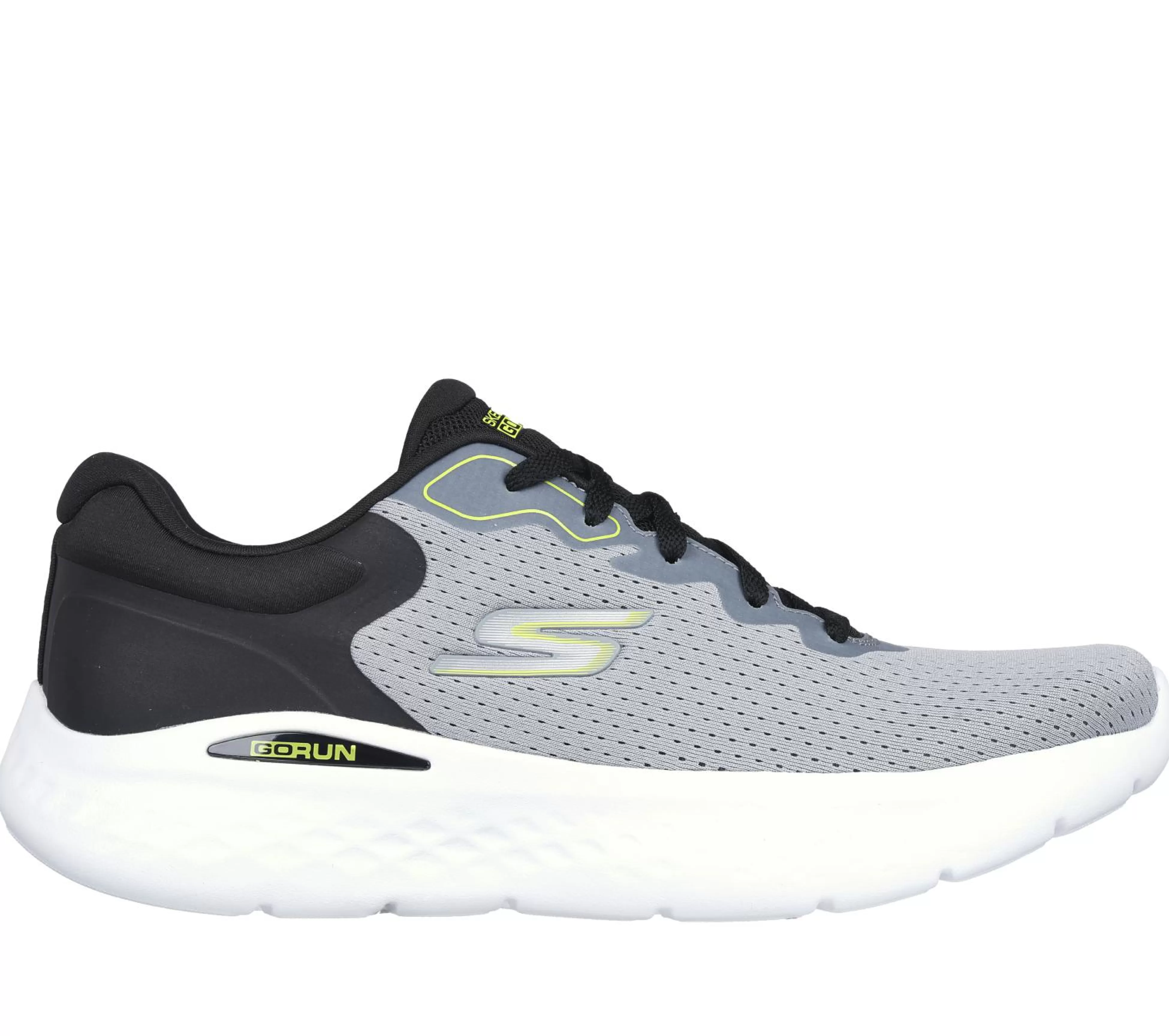 SKECHERS Veterschoenen | Sportieve Sneakers^GO RUN Lite - Anchorage GRIJS / ZWART