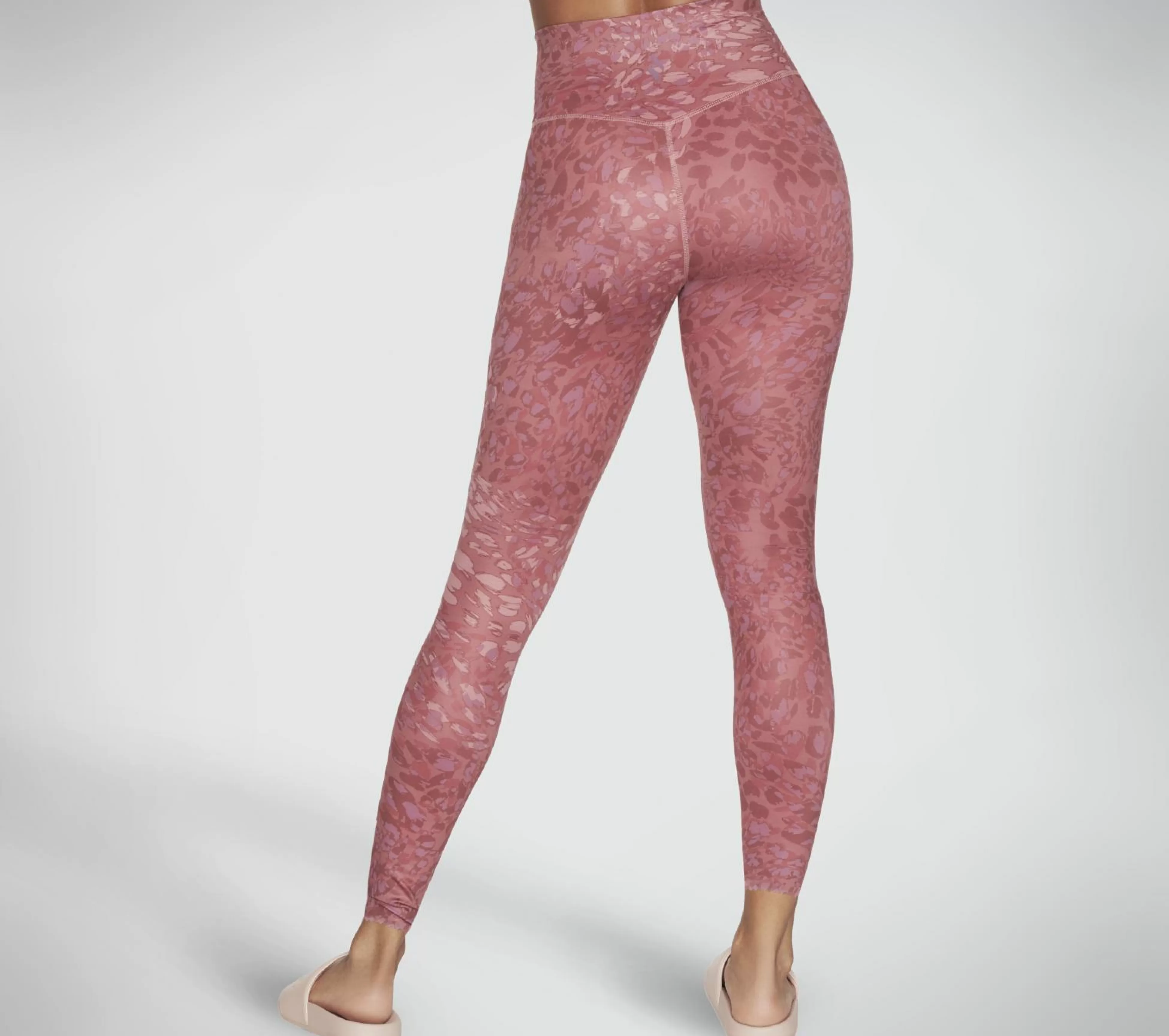 SKECHERS Broeken | Broeken^GO SCULPT HW Leopard Legging MAUVE / PURPER