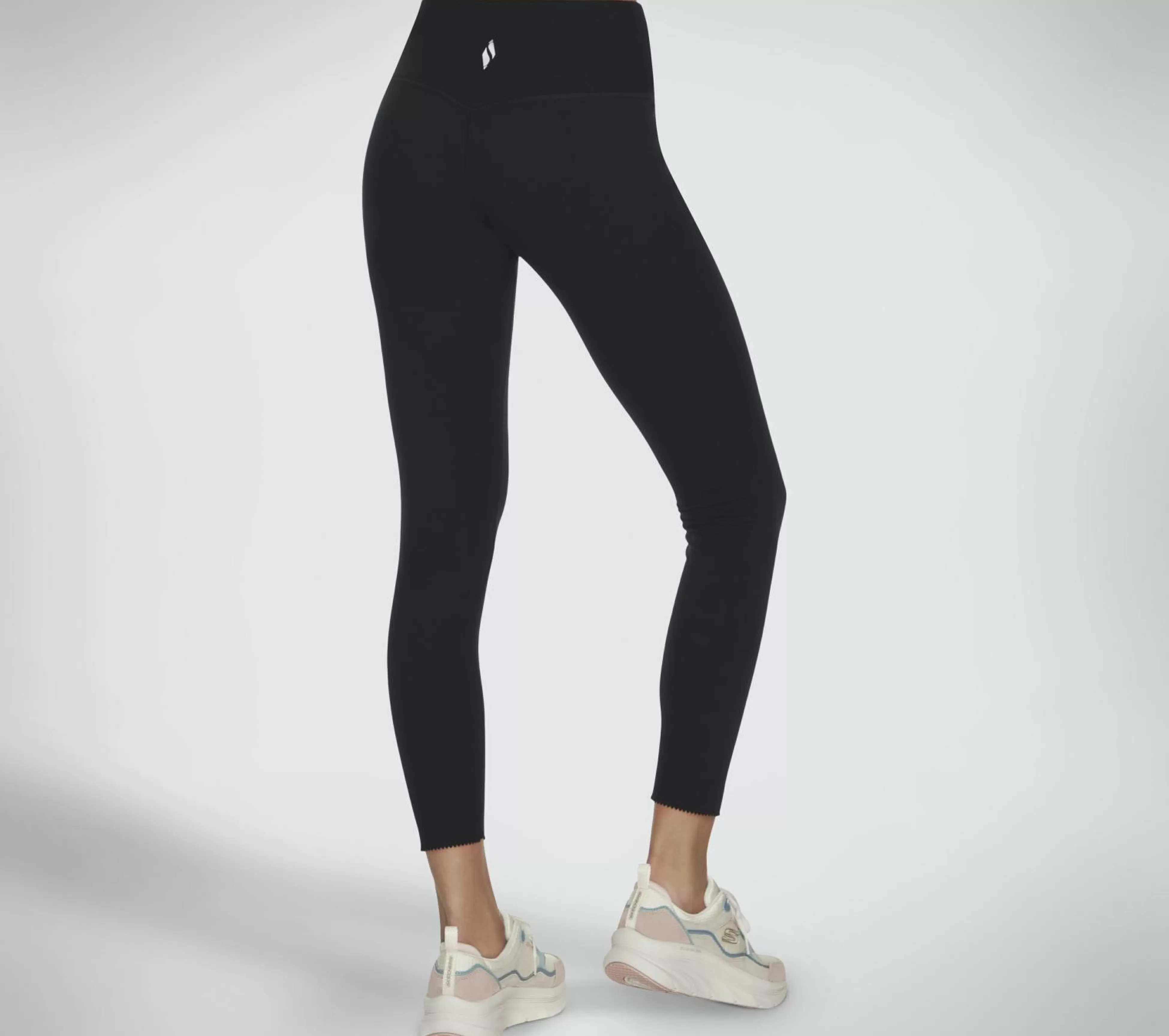 SKECHERS Broeken | Broeken^GO SCULPT Scalloped HW Legging ZWART