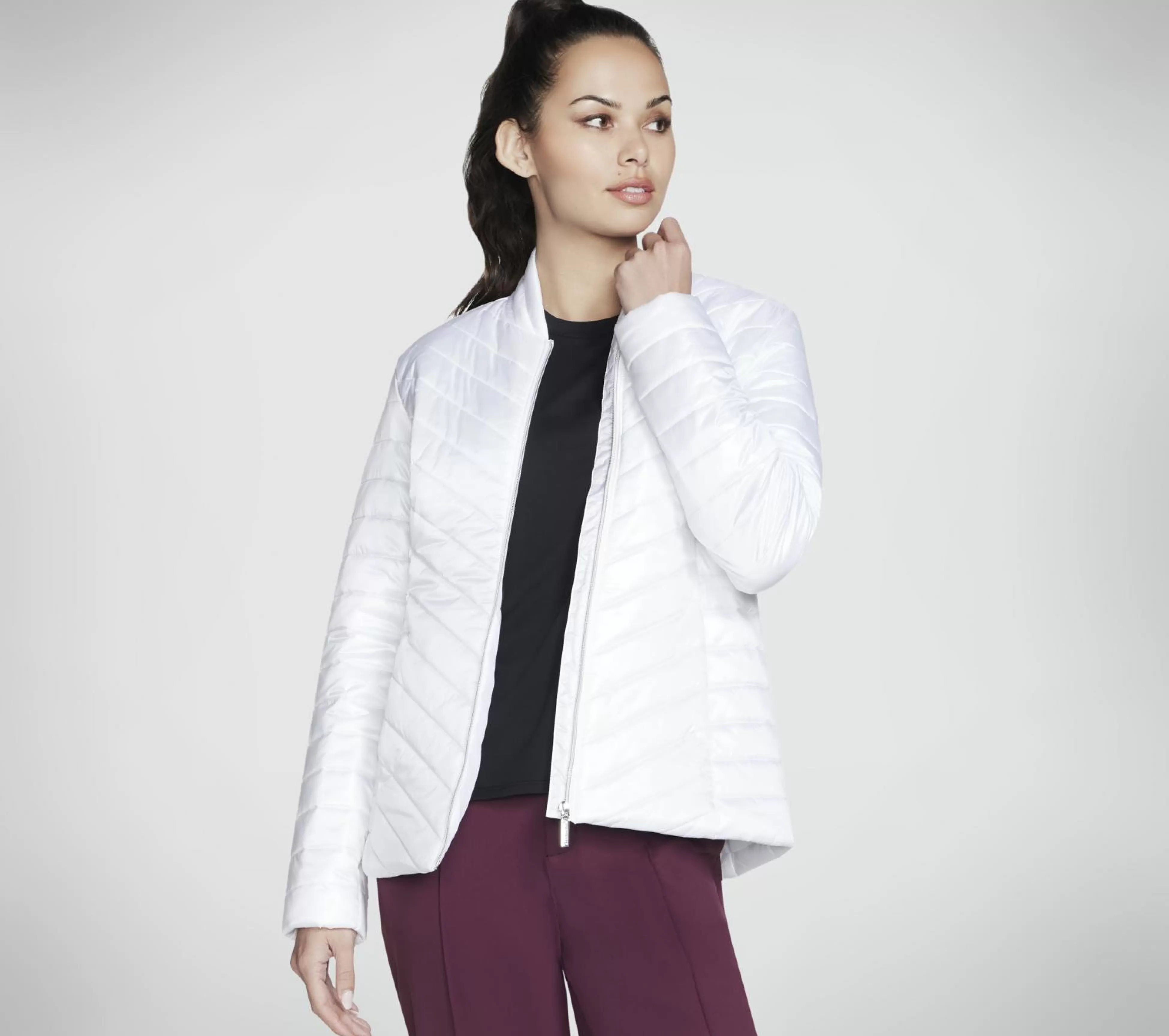 SKECHERS Tops | Tops^GO SHIELD Shine Jacket WIT